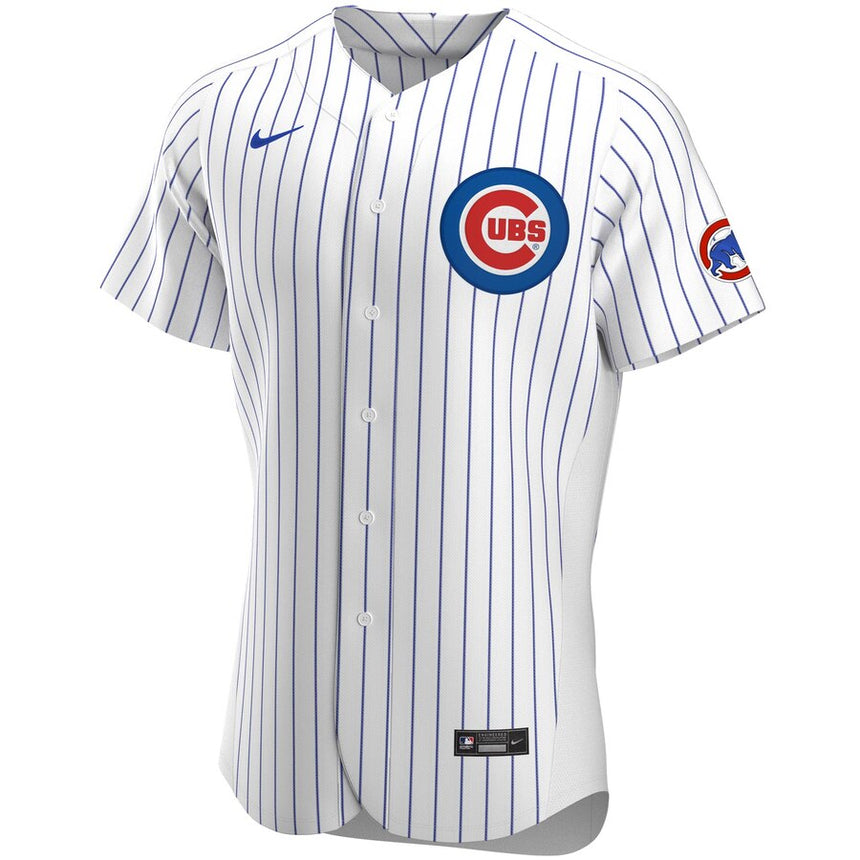 Men's Chicago Cubs White Home Authentic Official Team Jersey - vstockx
