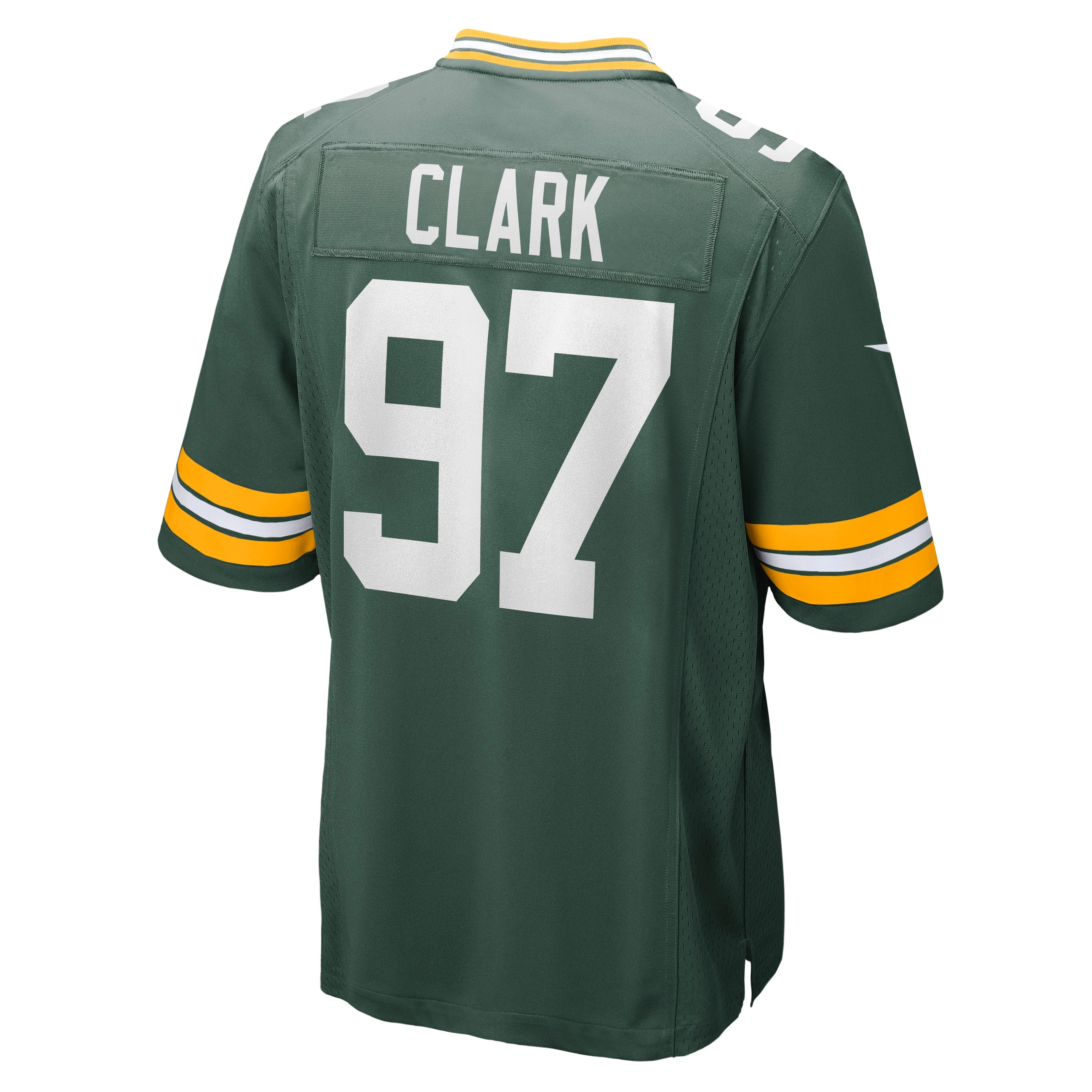 Men's Nike Kenny Clark Green Green Bay Packers Game Jersey - vstockx