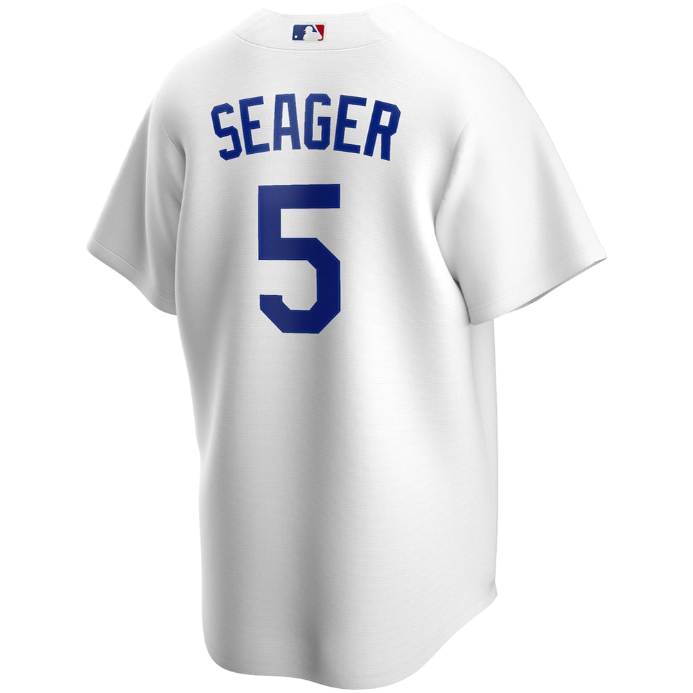 Youth Los Angeles Dodgers Corey Seager Cool Base Replica Jersey White - vstockx