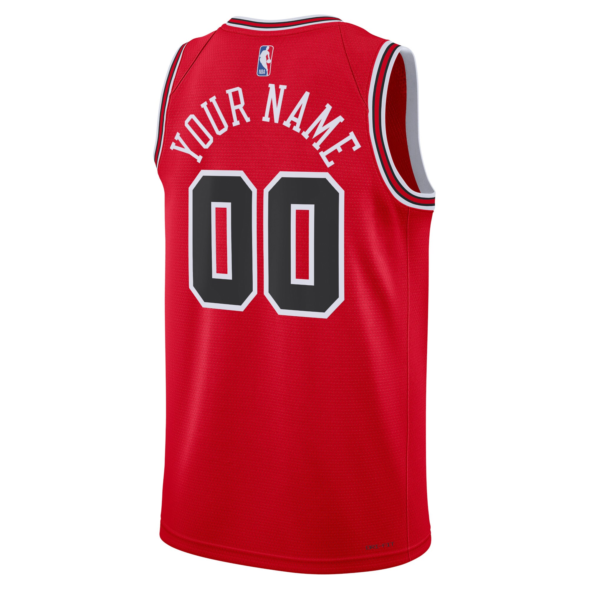 Chicago Bulls Nike Unisex Swingman Custom Jersey Red - Icon Edition - vstockx