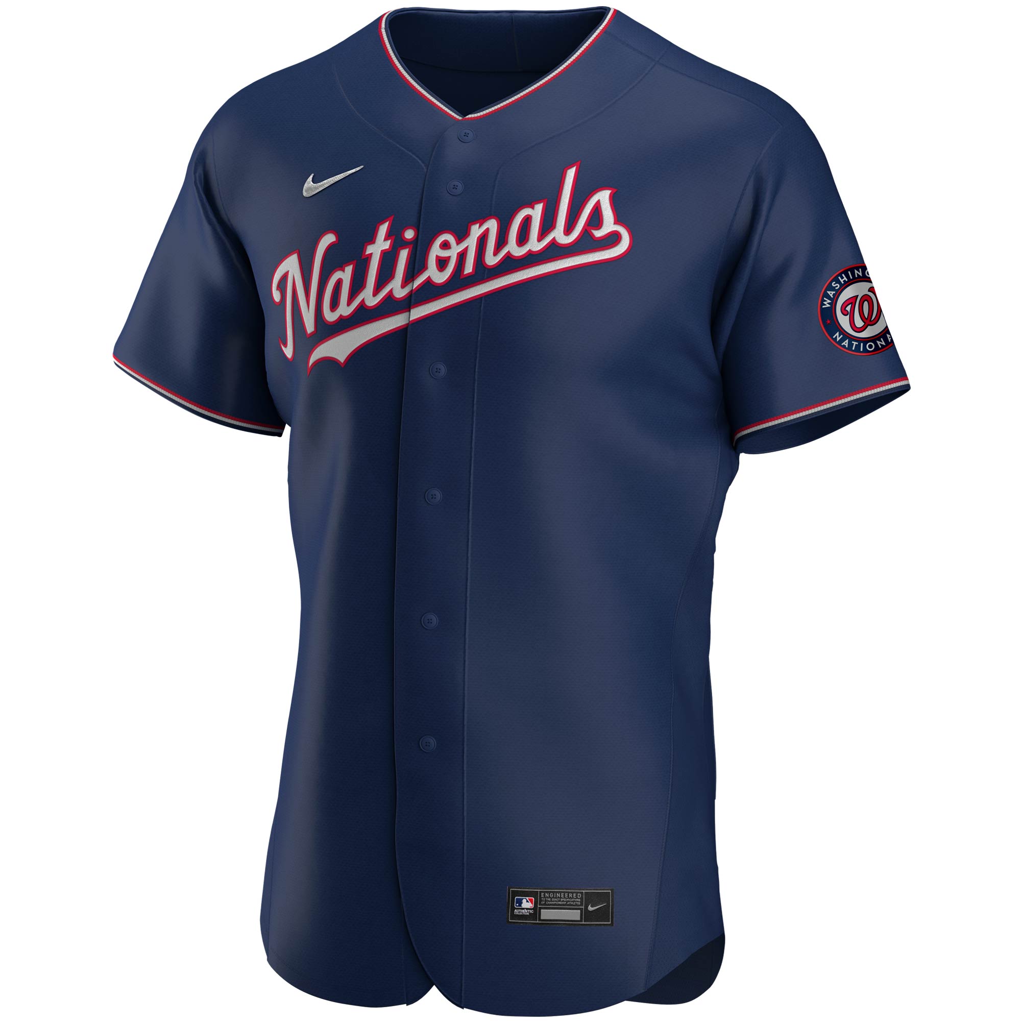 Washington Nationals Nike Alternate Authentic Team Jersey - Navy - vstockx