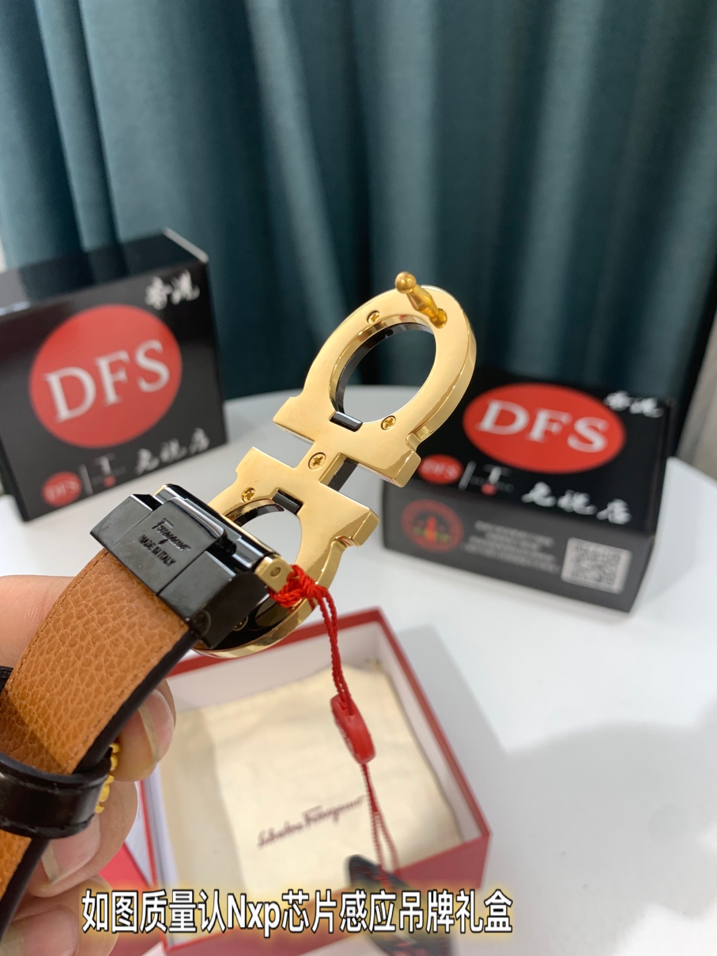 Streetwear Belt Ferragamo 319244 size:3.5cm - vstockx