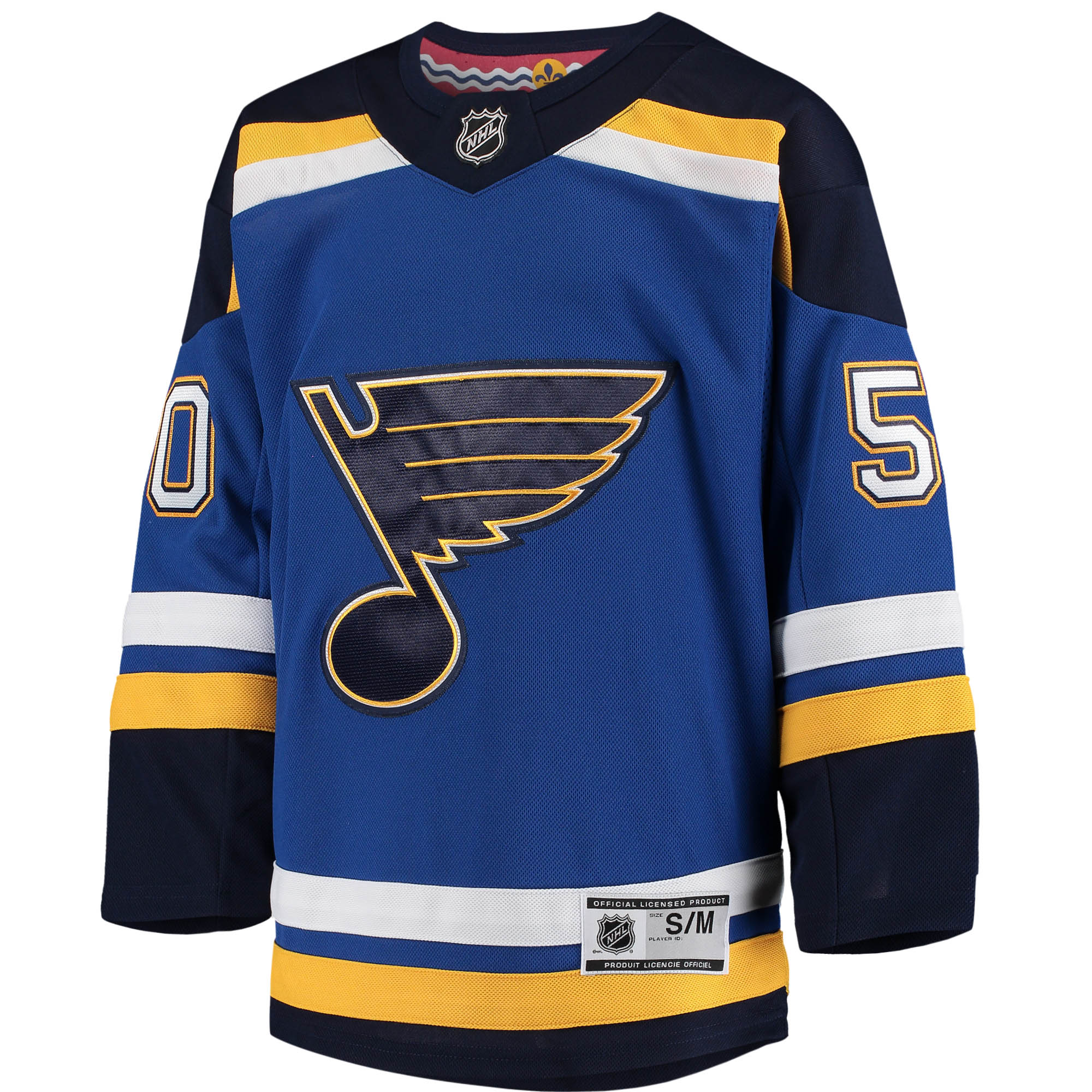 Jordans Binnington St. Louis Blues Youth Home Premier Player Jersey - Blue - vstockx
