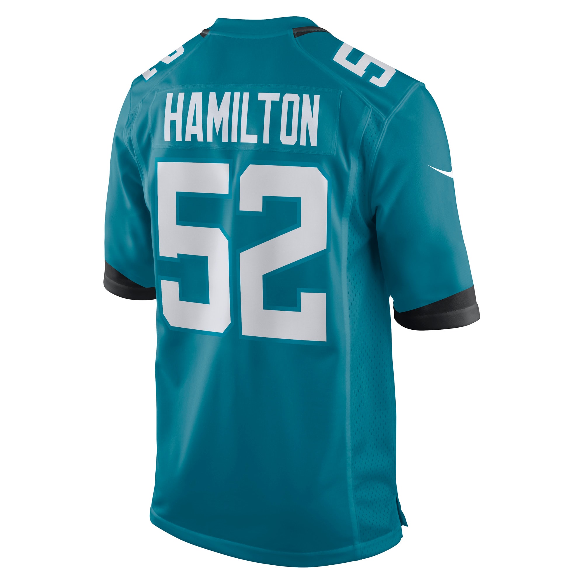 DaVon Hamilton Jacksonville Jaguars Nike Game Jersey - Teal - vstockx