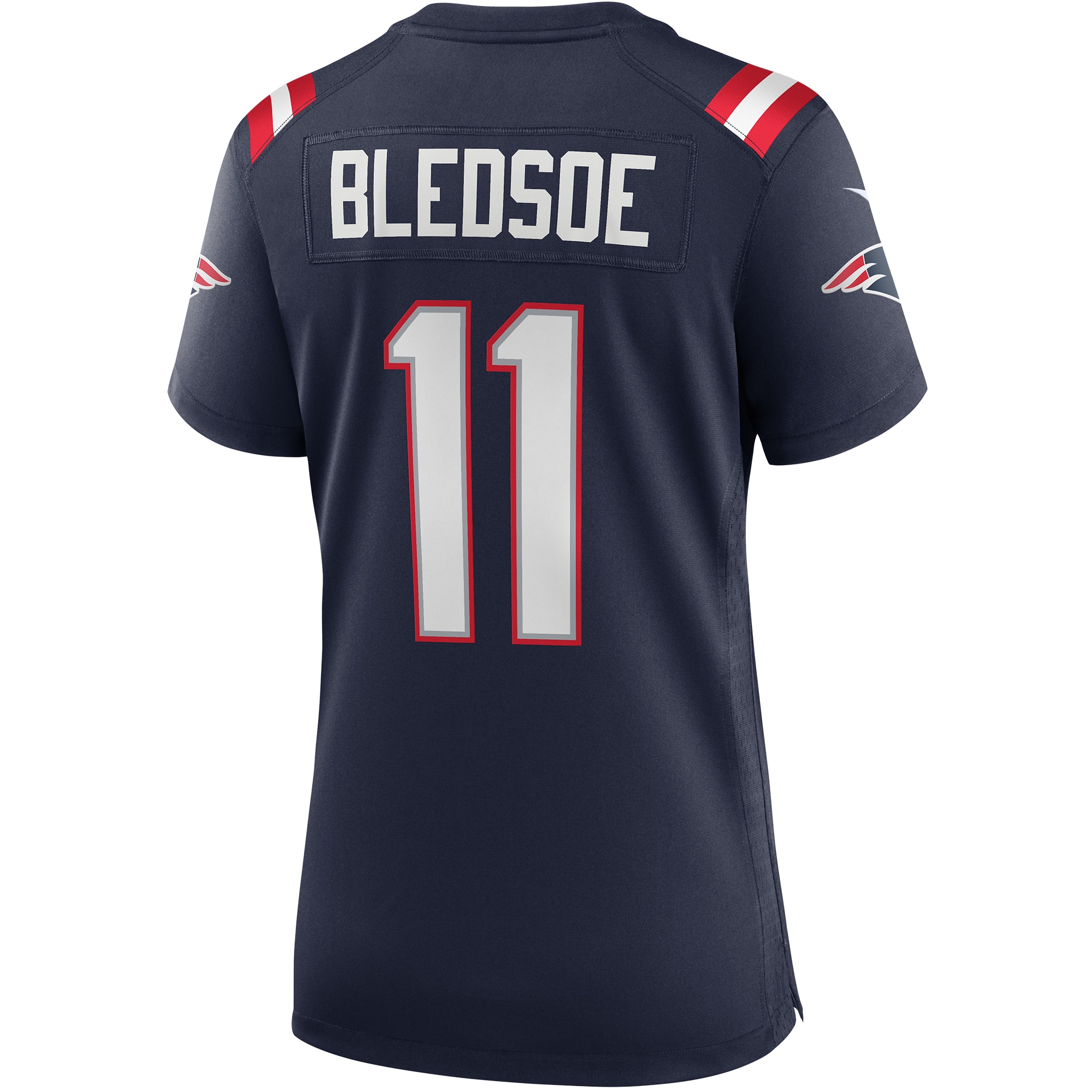 Drew Bledsoe New England Patriots Nike Women's Game Retired Player Jersey - Navy - vstockx