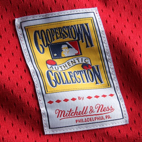 Ozzie Smith St. Louis Cardinals Mitchell & Ness Cooperstown Mesh Batting Practice Jersey - Red - vstockx
