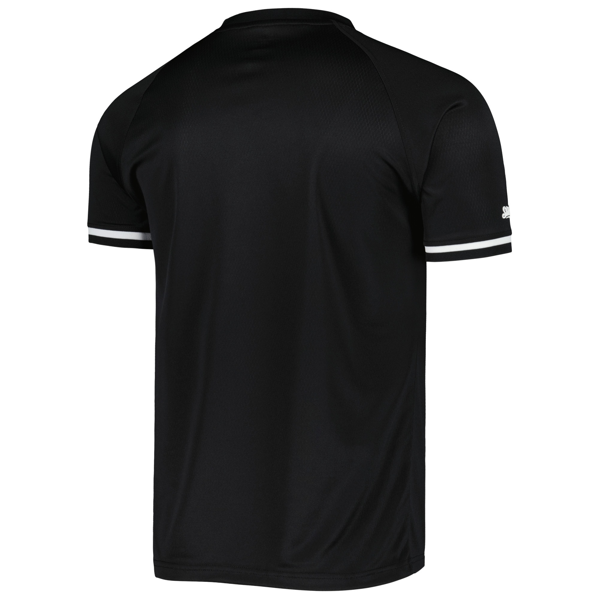 St. Louis Cardinals Stitches Black Raglan V-Neck Jersey - vstockx