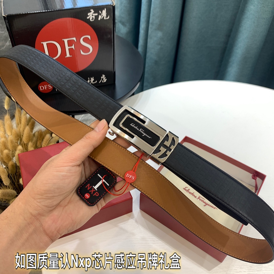 Streetwear Belt Ferragamo 319509 size:3.5cm - vstockx