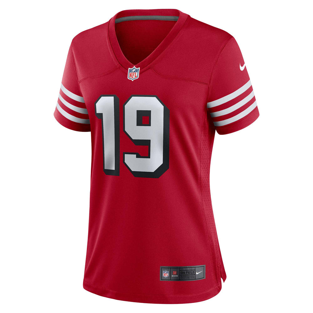 Women's San Francisco 49ers Deebo Samuel Alternate Game Jersey Scarlet - vstockx