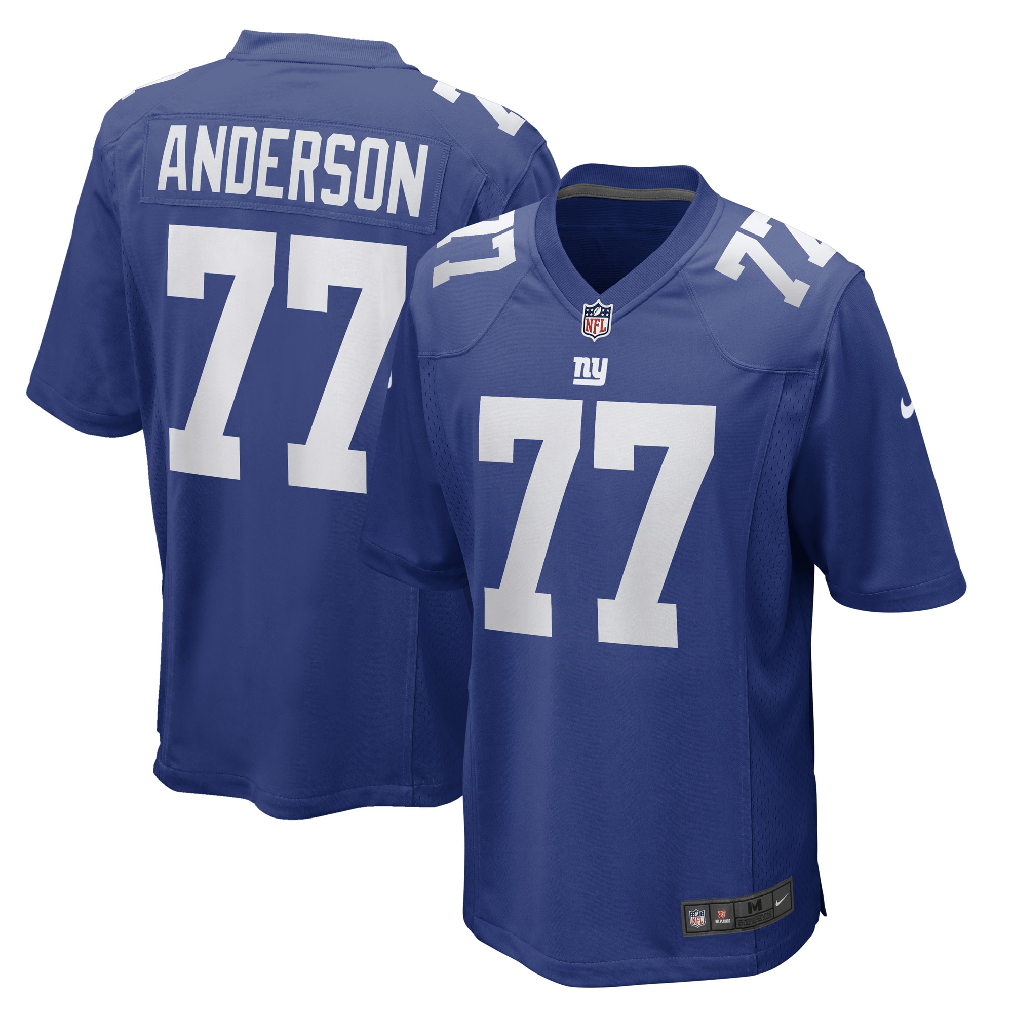 Jack Anderson New York Giants Nike Game Player Jersey - Royal - vstockx