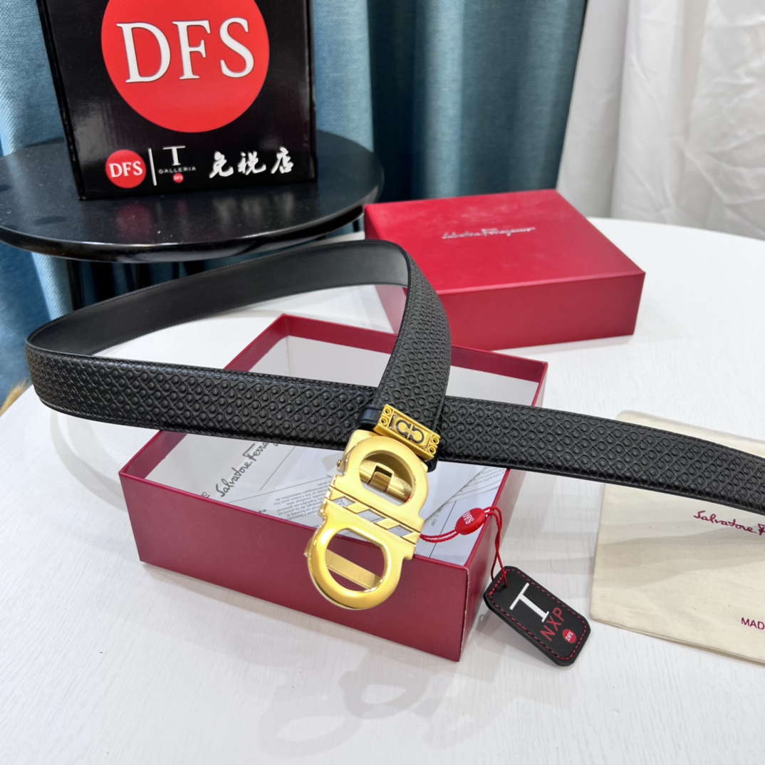 Streetwear Belt Ferragamo 319563 size:3.5cm - vstockx