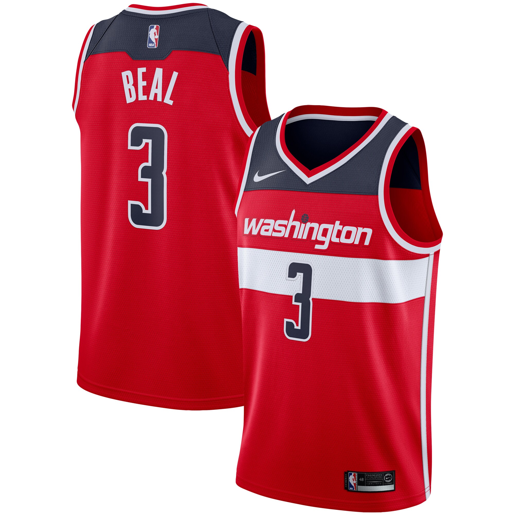 Bradley Beal Washington Wizards Nike Youth Swingman Jersey - Red - vstockx