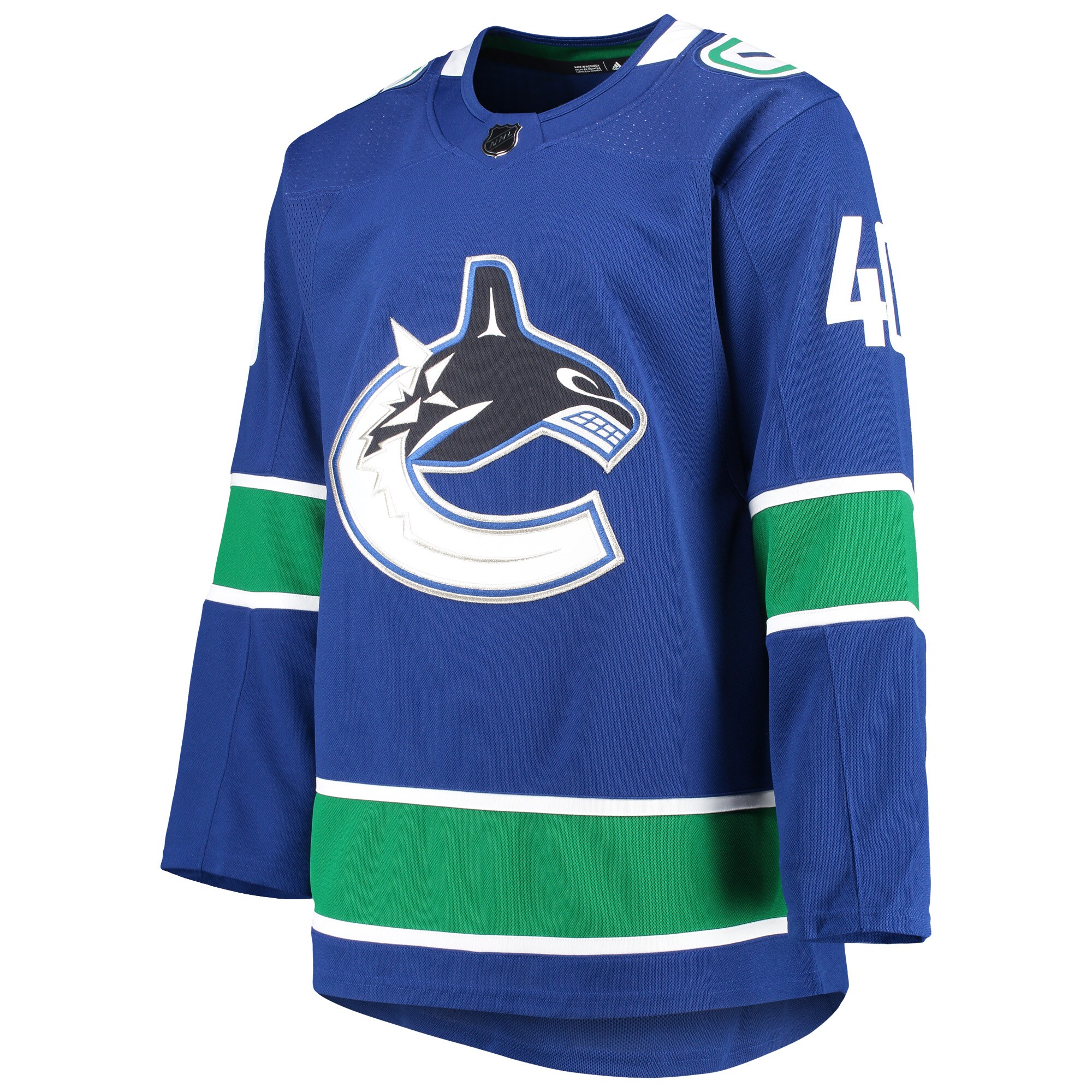 Elias Pettersson Vancouver Canucks adidas 2020/21 Authentic Home Player Jersey - Blue - vstockx