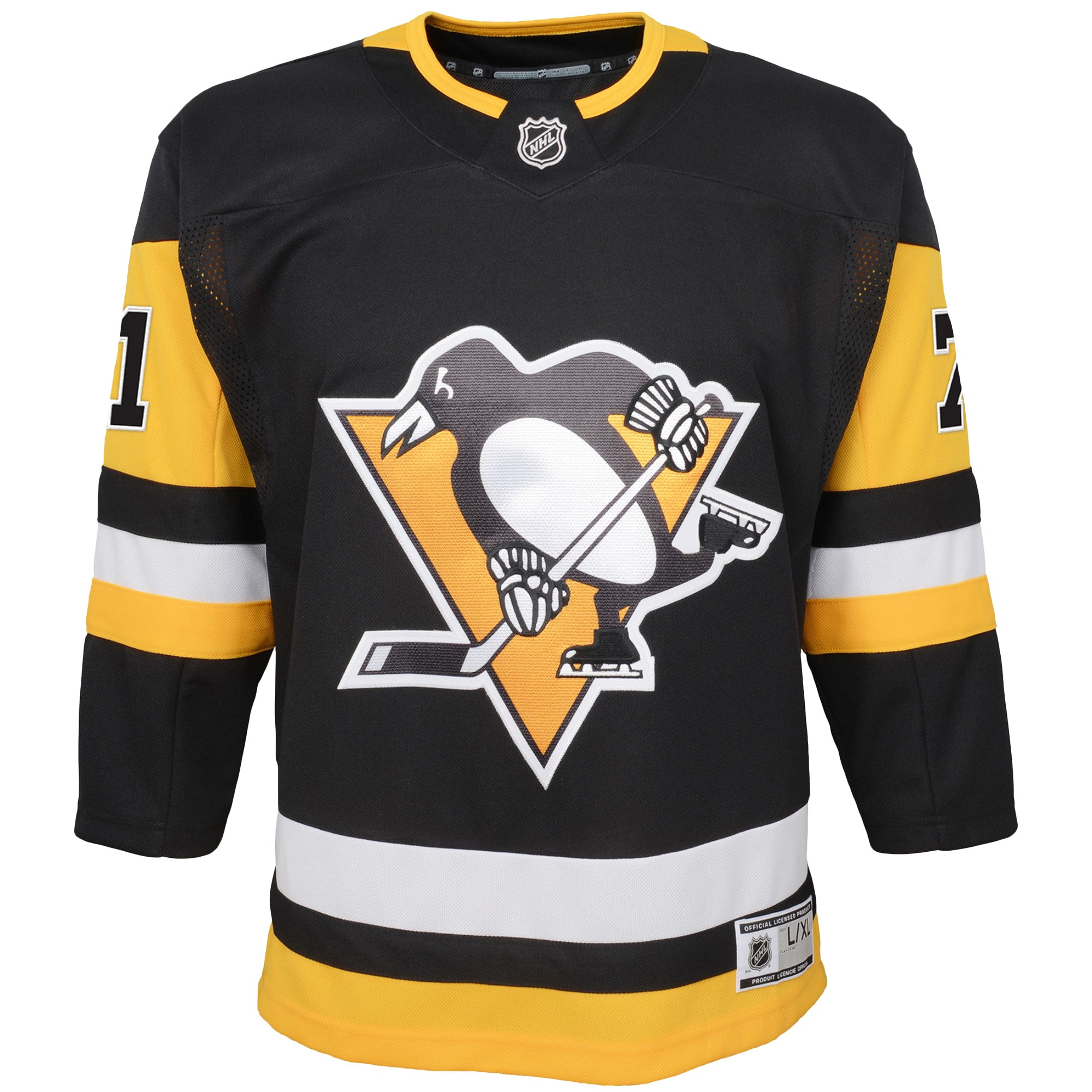 Evgeni Malkin Pittsburgh Penguins Youth Home Premier Player Jersey - Black - vstockx