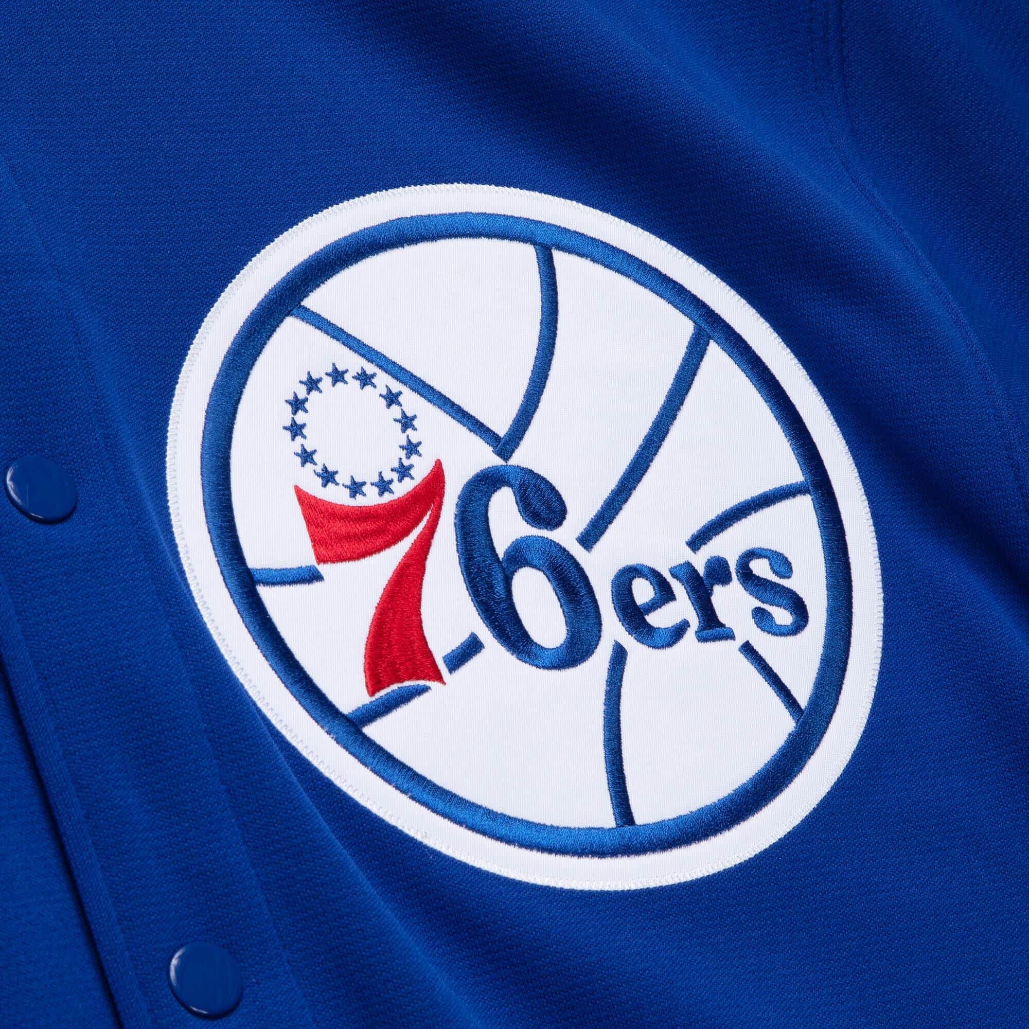 Authentic Philadelphia 76ers 1987-88 Shooting Shirt - vstockx