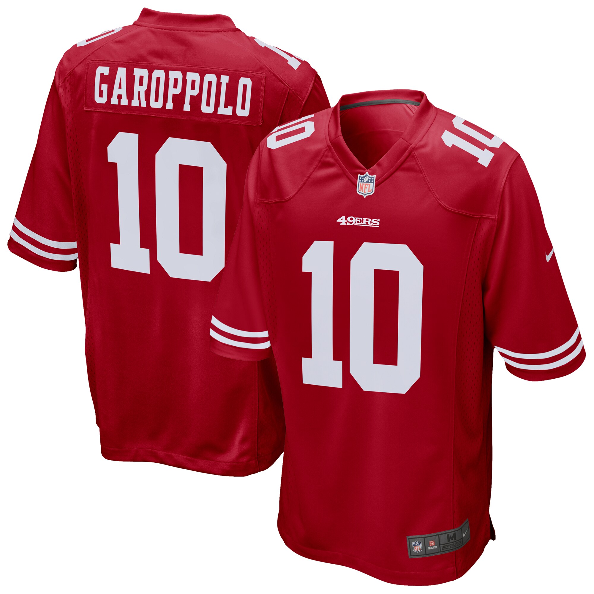 Jimmy Garoppolo San Francisco 49ers Nike Game Jersey - Scarlet - vstockx