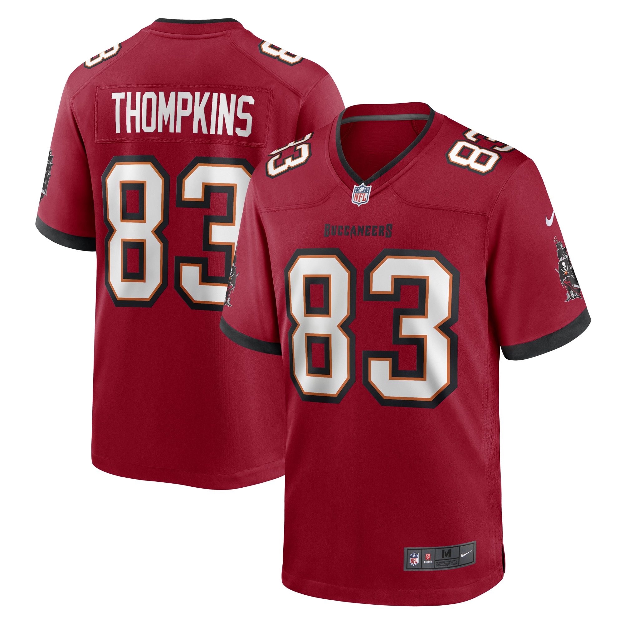 Deven Thompkins Tampa Bay Buccaneers Nike Game Player Jersey - Red - vstockx