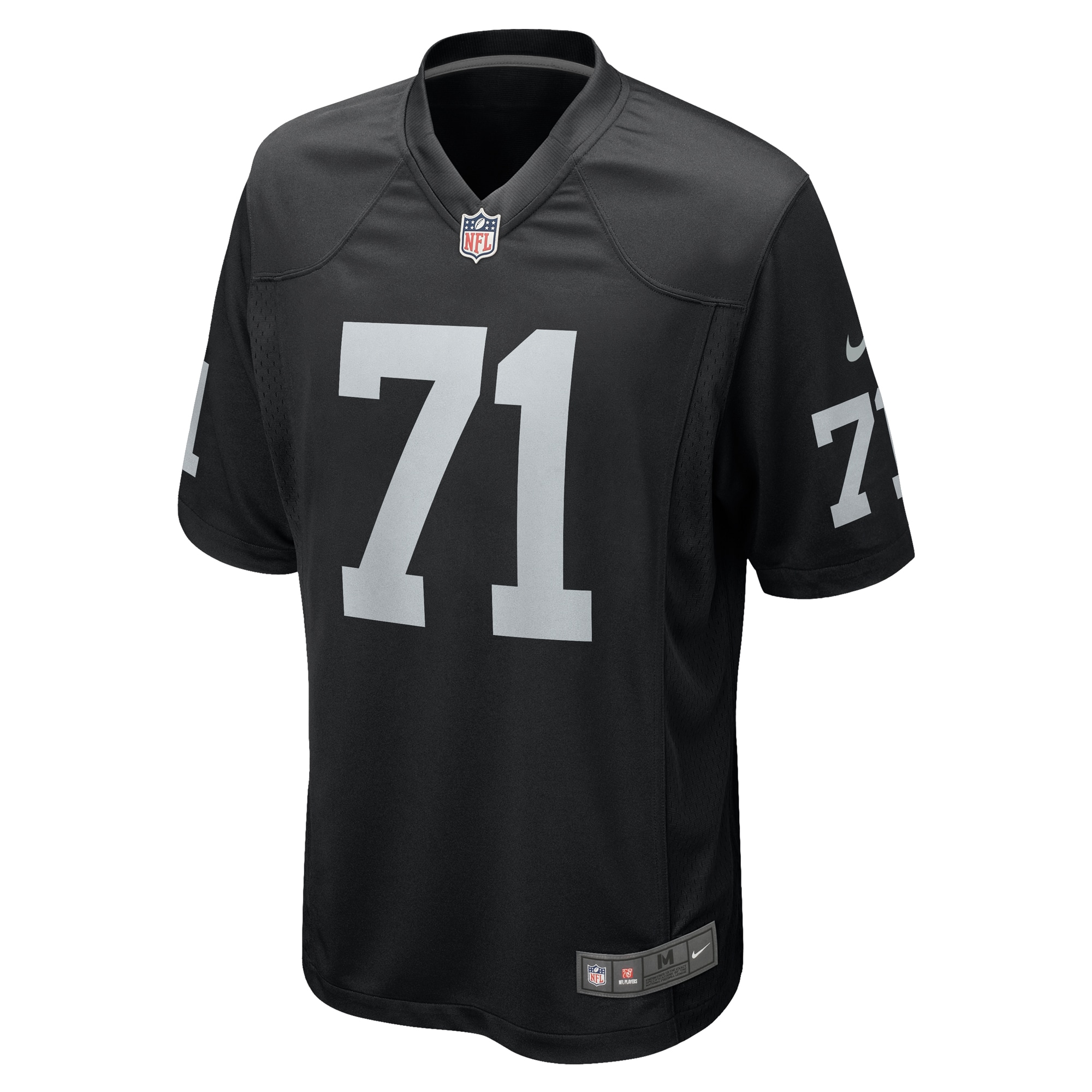 Justin Herron Las Vegas Raiders Nike Team Game Jersey - Black - vstockx