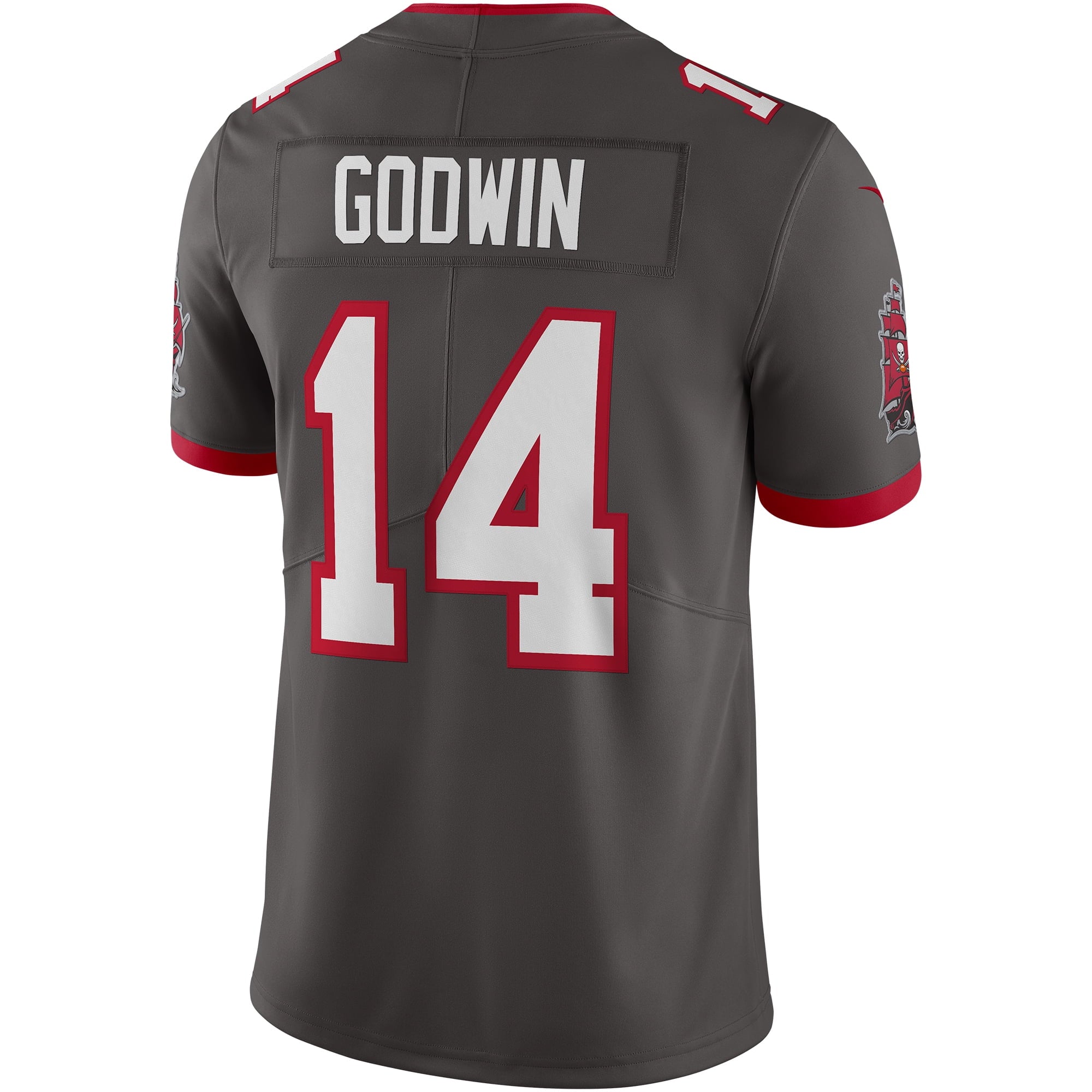 Men's Nike Chris Godwin Pewter Tampa Bay Buccaneers Alternate Vapor Limited Jersey - vstockx