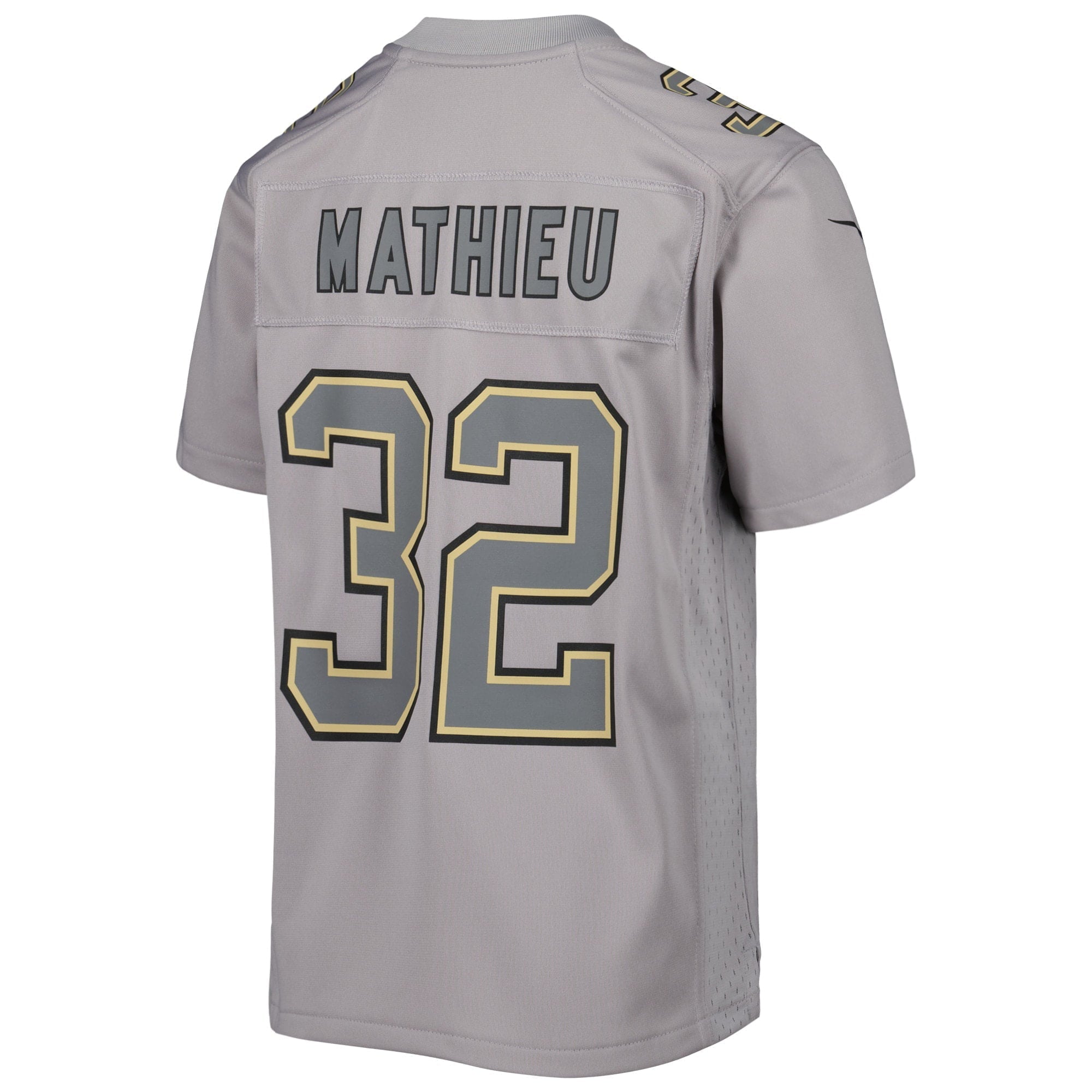 Youth Nike Tyrann Mathieu Gray New Orleans Saints Atmosphere Game Jersey - vstockx