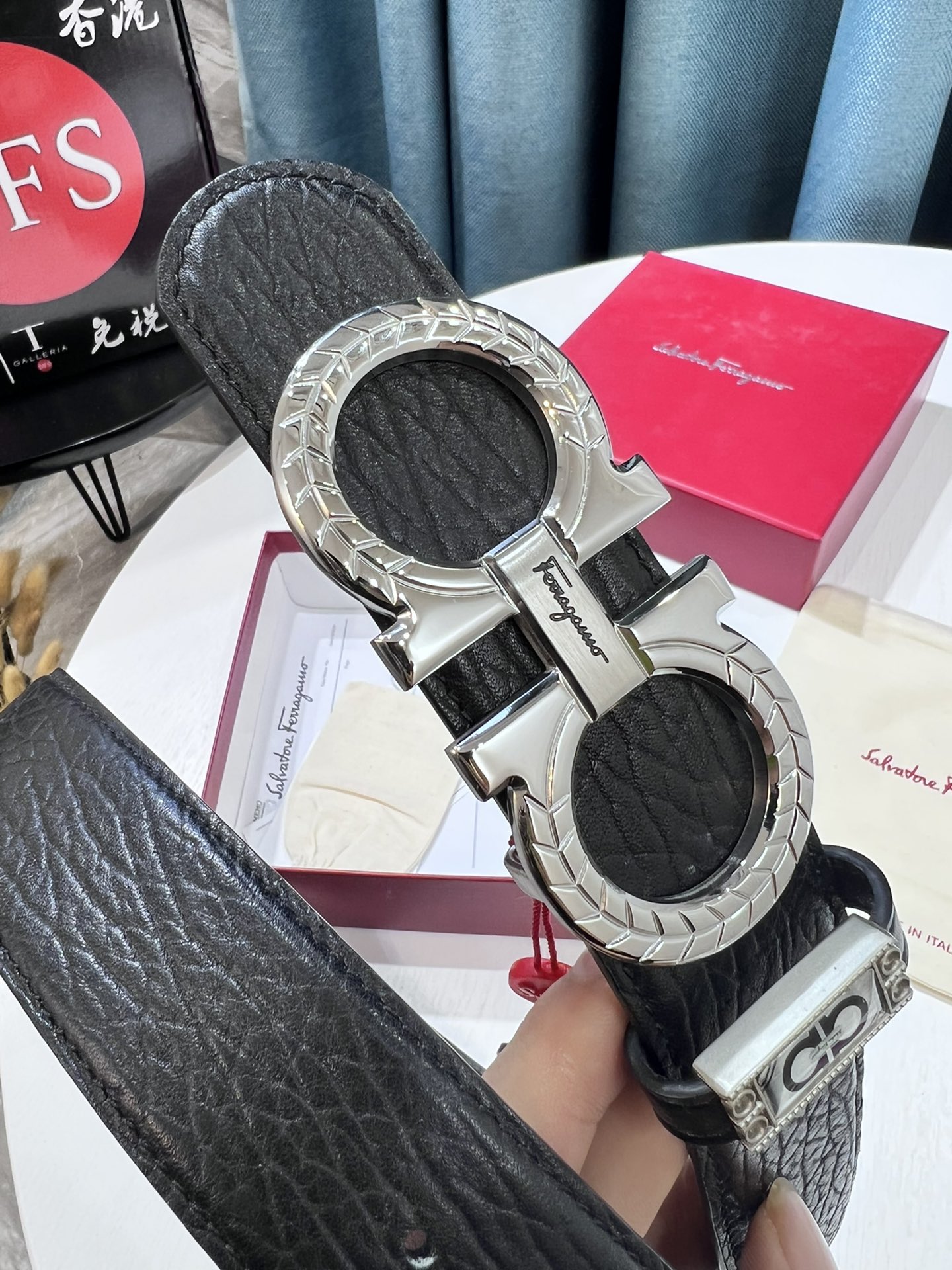 Streetwear Belt Ferragamo 319617 size:3.5cm - vstockx