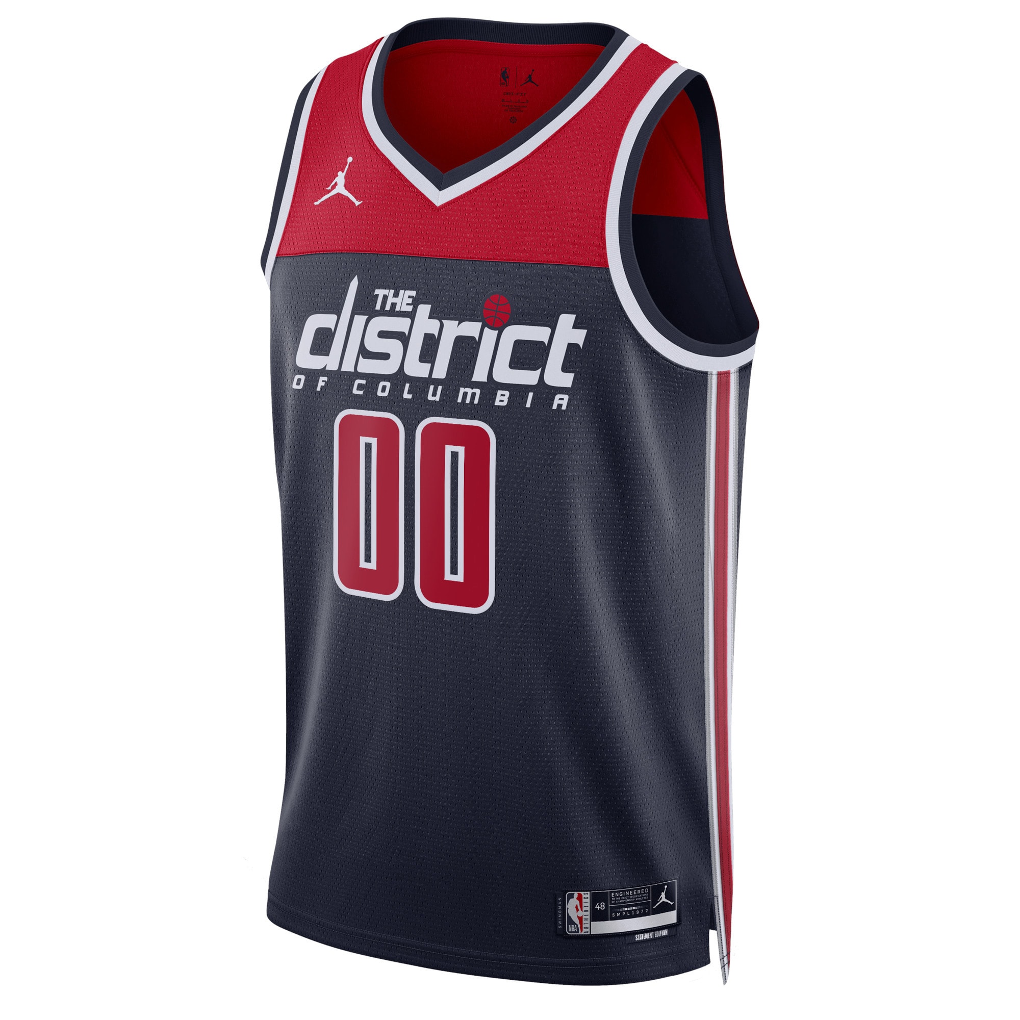 Washington Wizards Jordans Brand Unisex 2022/23 Swingman Custom Jersey - Statement Edition - Navy - vstockx