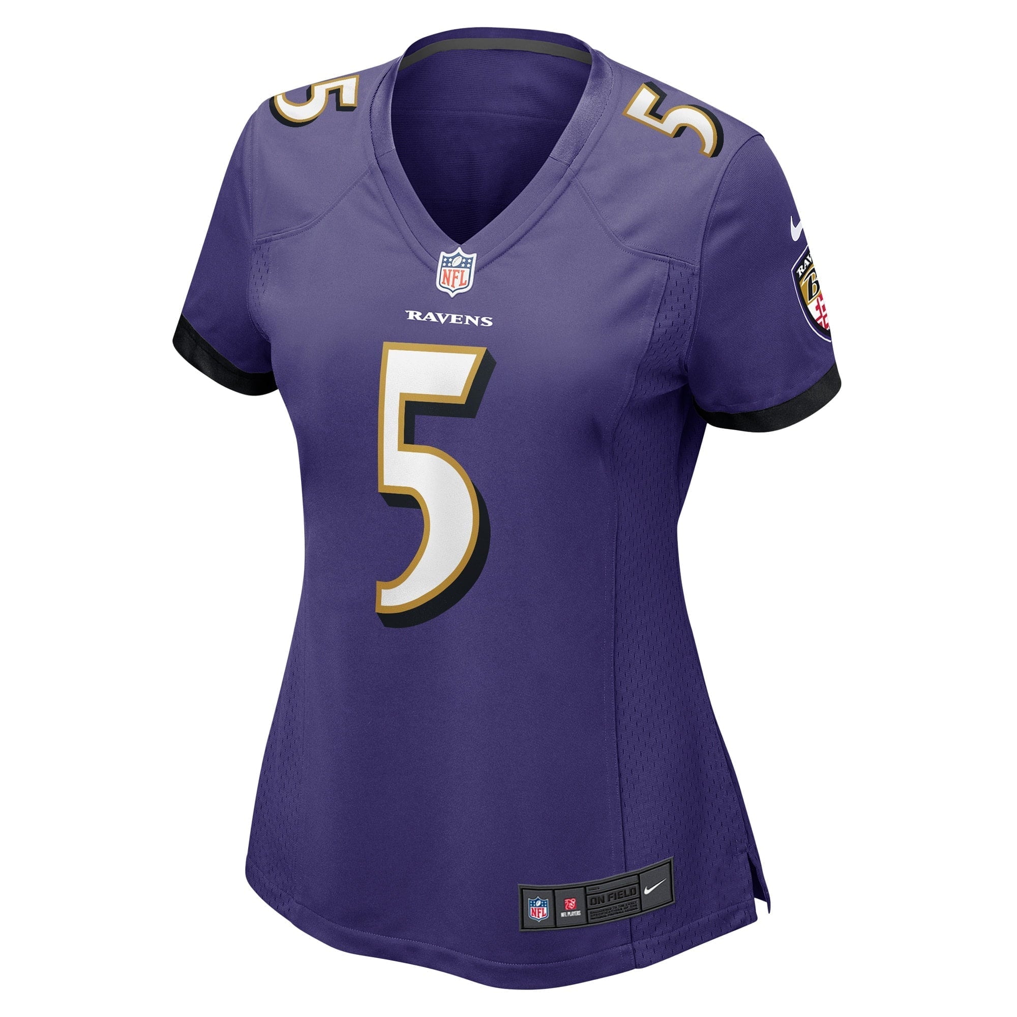 Women's Nike Jalyn Armour-Davis Purple Baltimore Ravens Game Player Jersey - vstockx