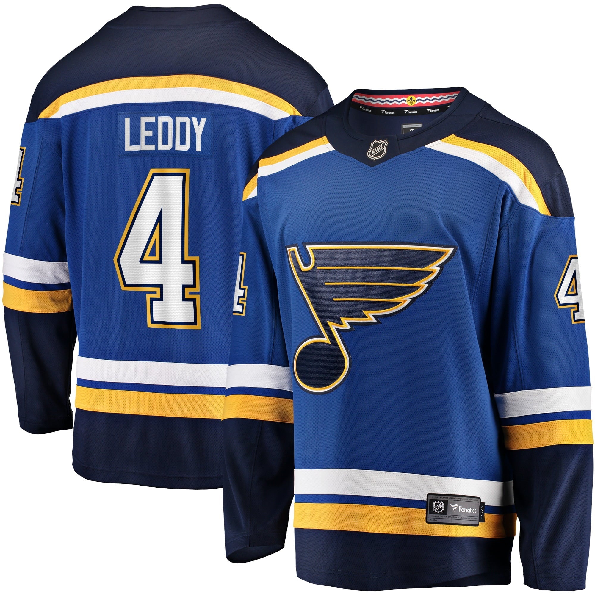 Men's Fanatics Branded Nick Leddy Blue St. Louis Blues Home Breakaway Player Jersey - vstockx
