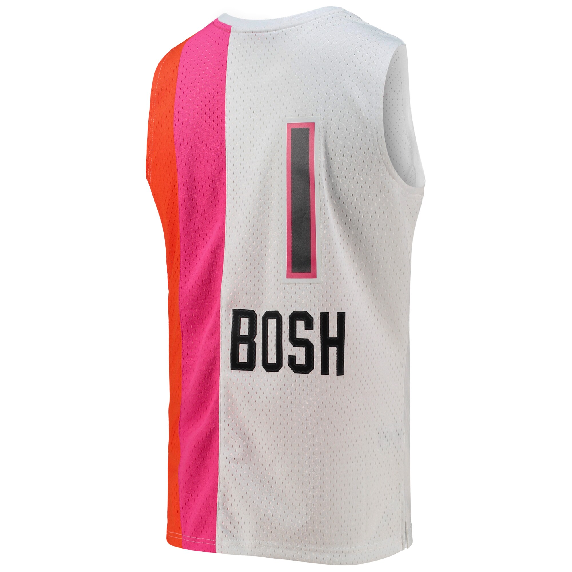 Chris Bosh Miami Heat Mitchell & Ness 2001/02 Hardwood Classics Swingman Jersey - White - vstockx
