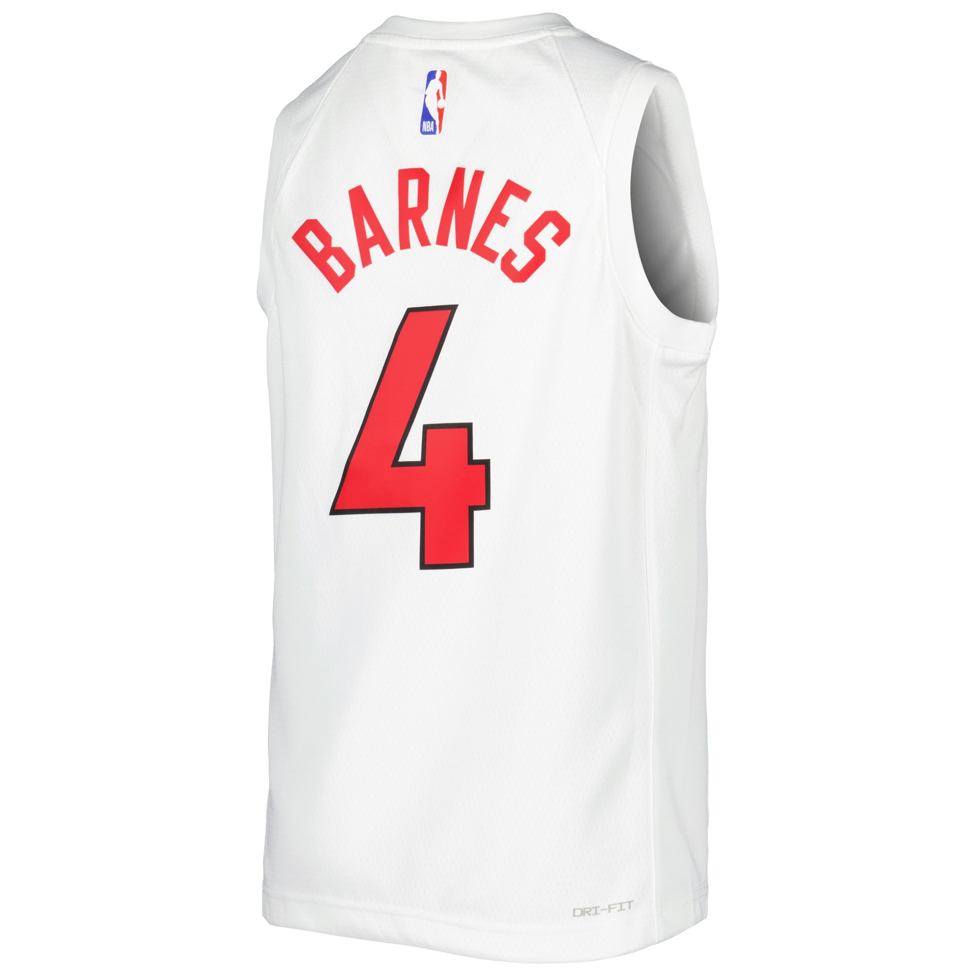 Scottie Barnes Toronto Raptors Nike Youth 2021/22 Swingman Player Jersey White - Association Edition - vstockx