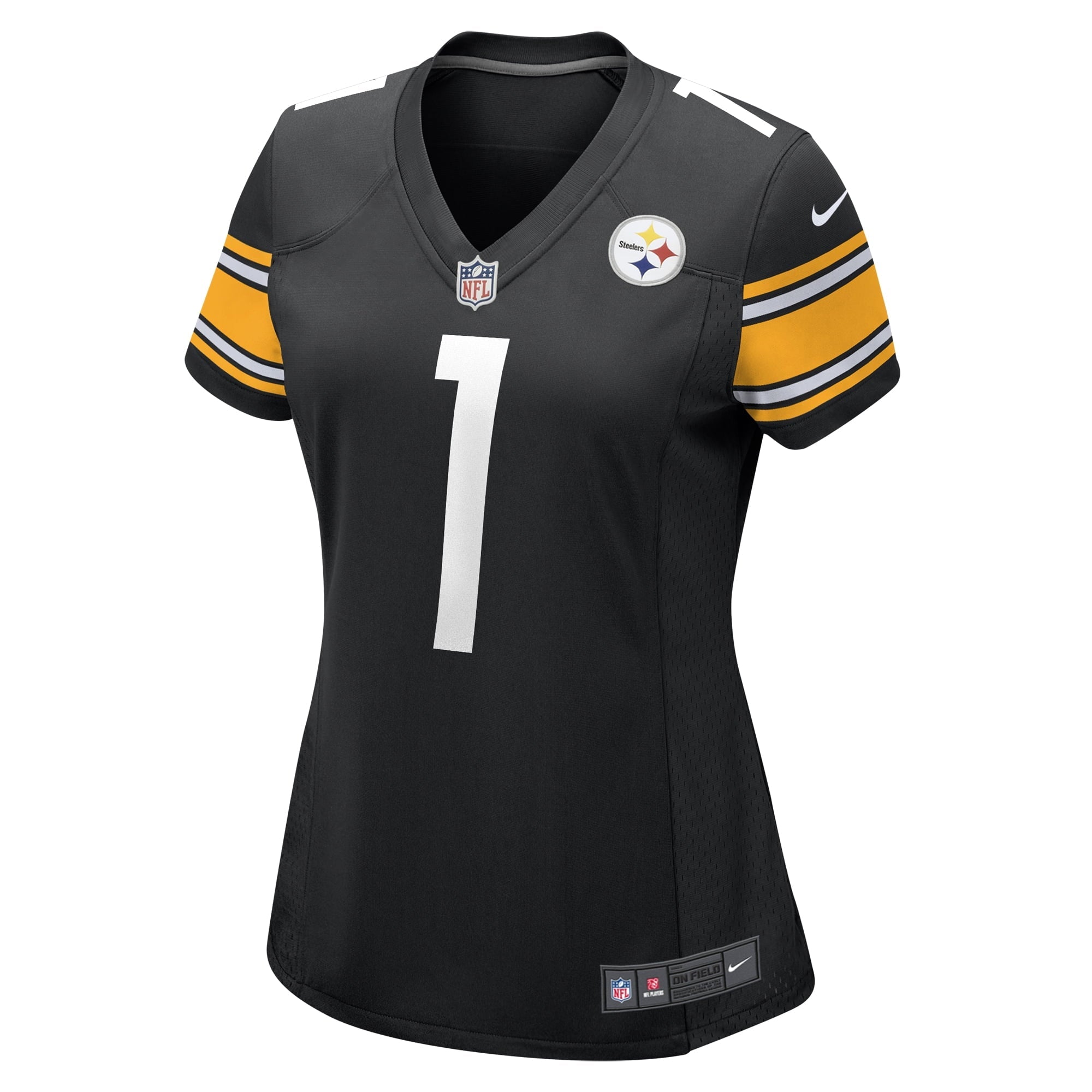 Women's Nike Number 1 Mom Black Pittsburgh Steelers Game Jersey - vstockx