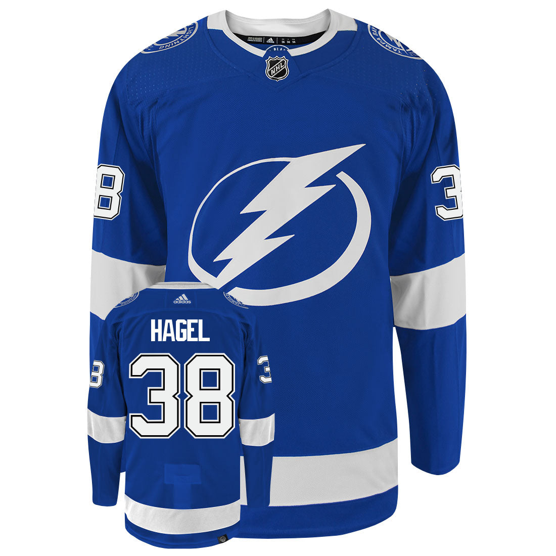 Brandon Hagel Tampa Bay Lightning Adidas Primegreen Authentic NHL Hockey Jersey - vstockx