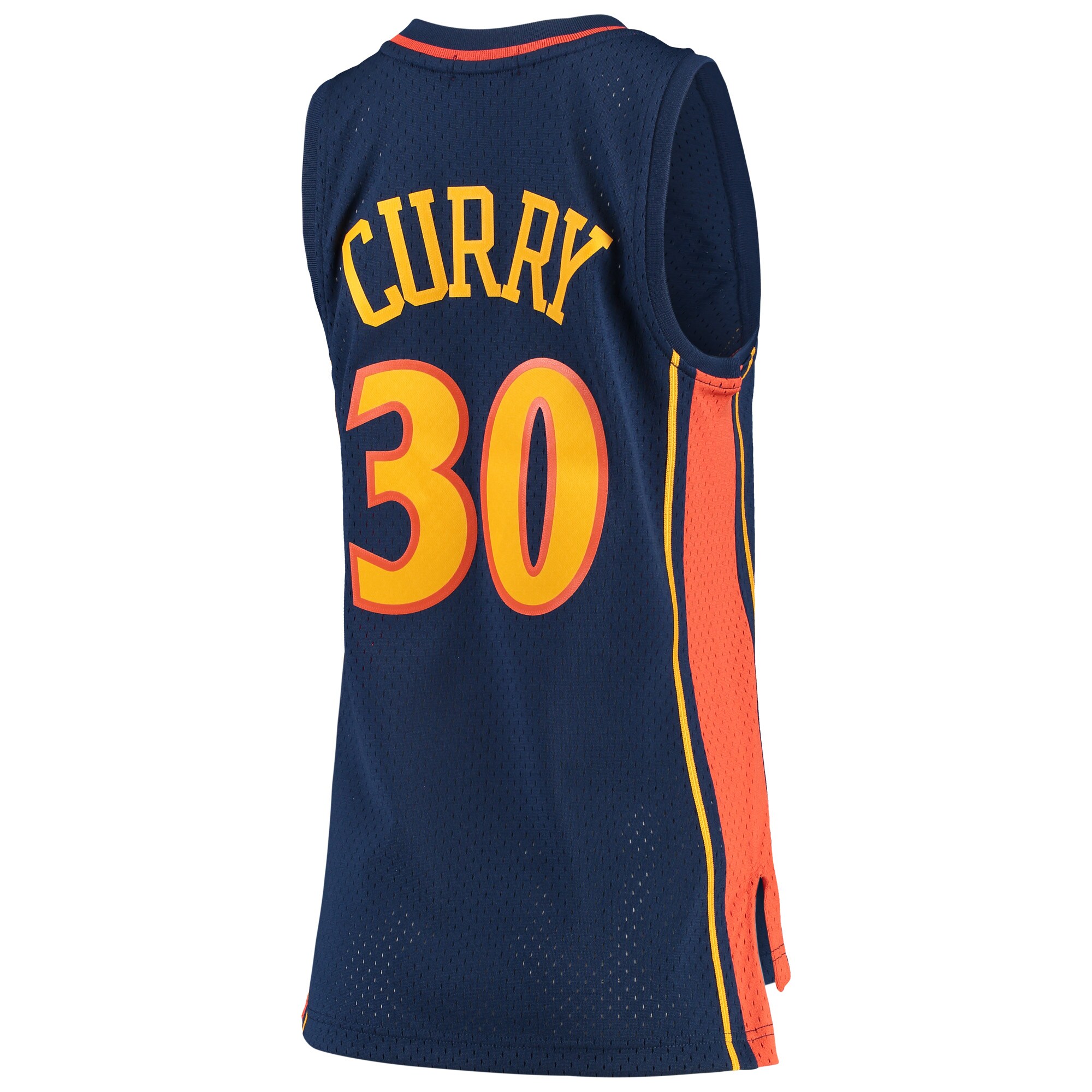 Stephen Curry Golden State Warriors Mitchell & Ness Women's 2009-10 Hardwood Classics Swingman Jersey - Navy - vstockx