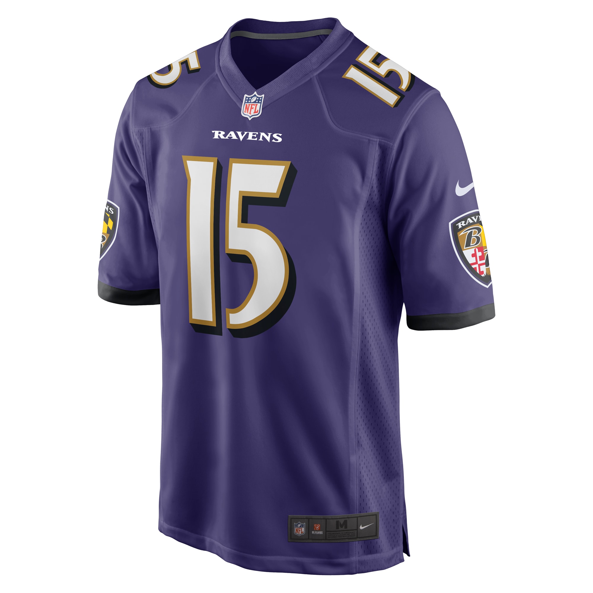 Nelson Agholor Baltimore Ravens Nike Game Jersey - Purple - vstockx