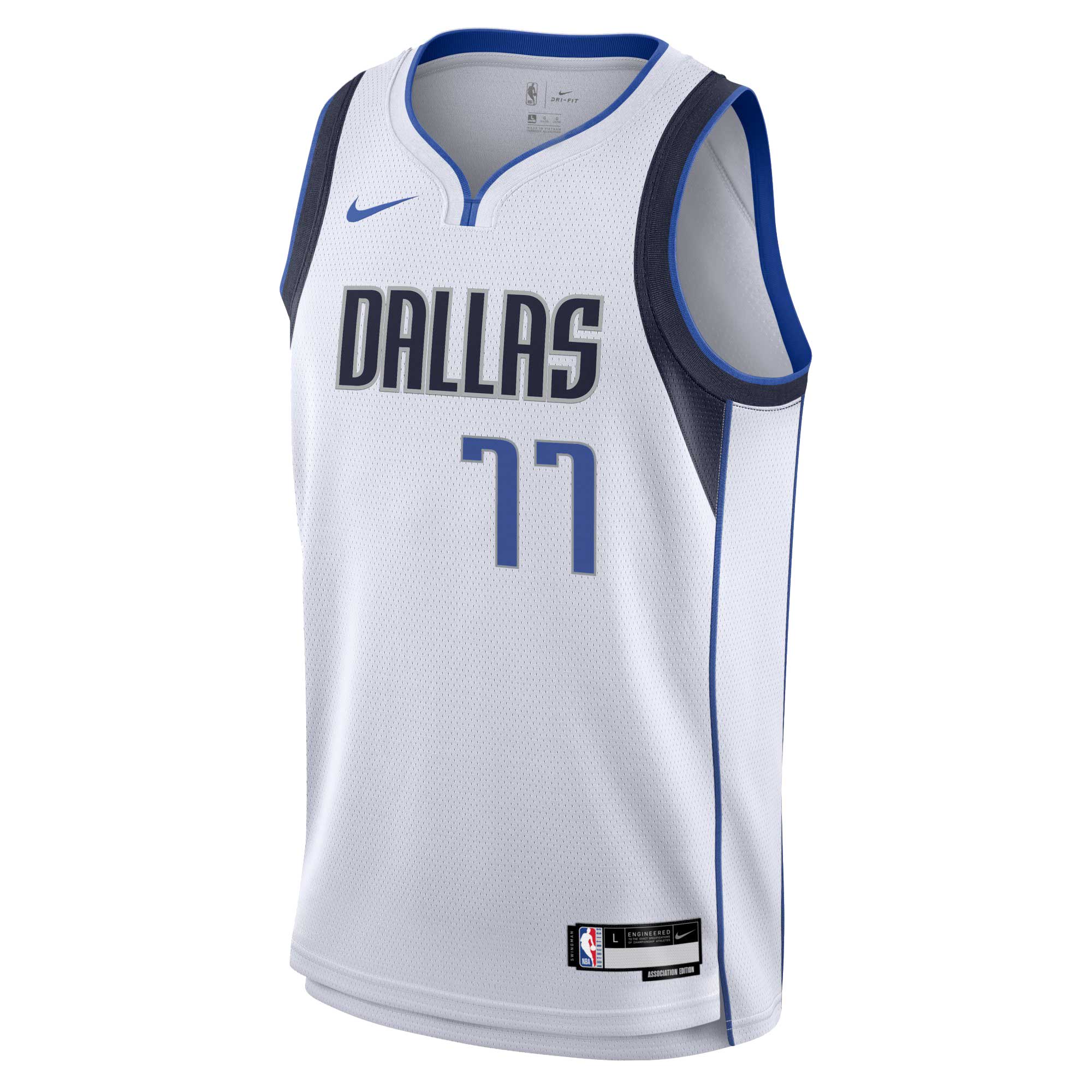 Luka Doncic Dallas Mavericks Nike Youth Swingman Jersey - Association Edition - White - vstockx