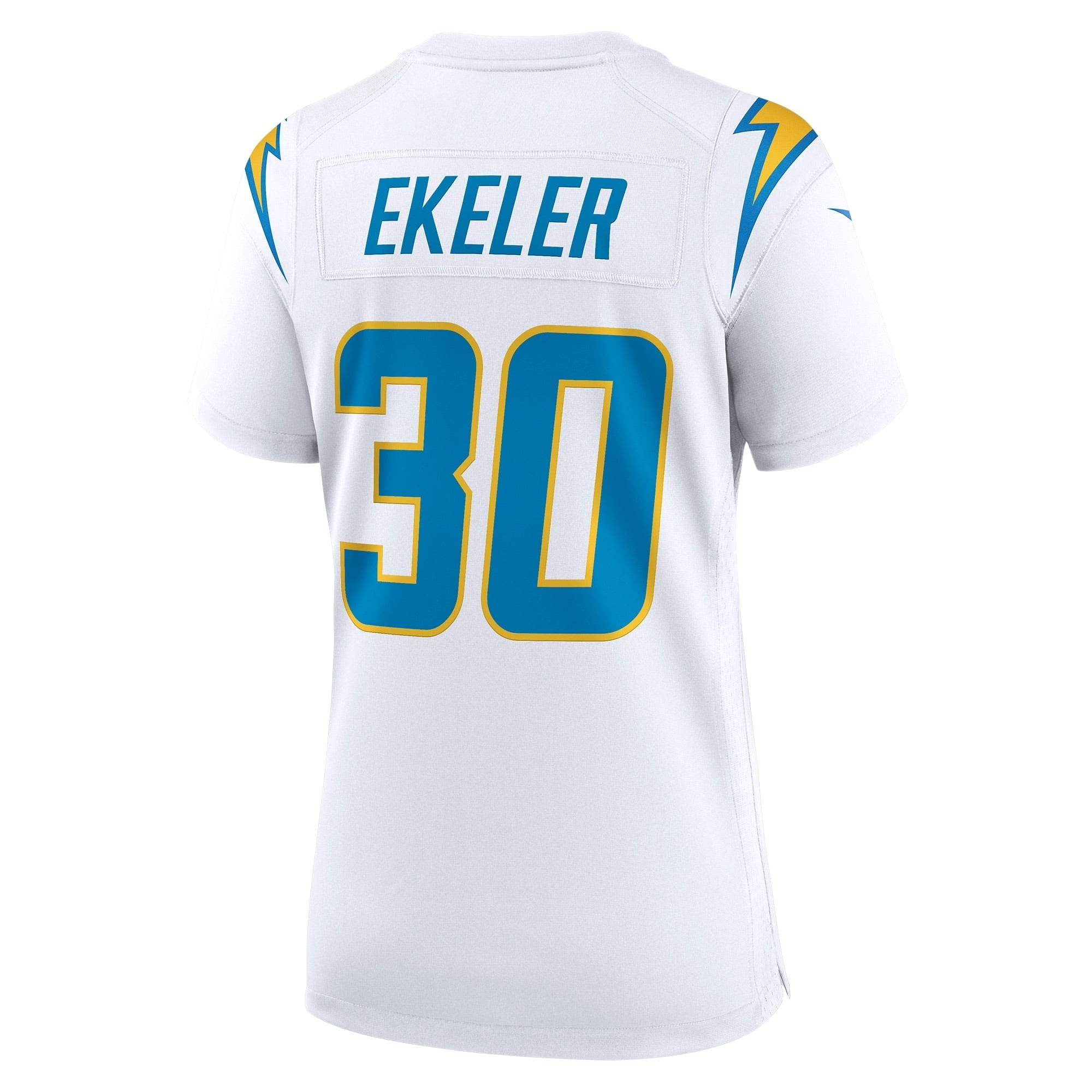 Women's Nike Austin Ekeler White Los Angeles Chargers Game Jersey - vstockx