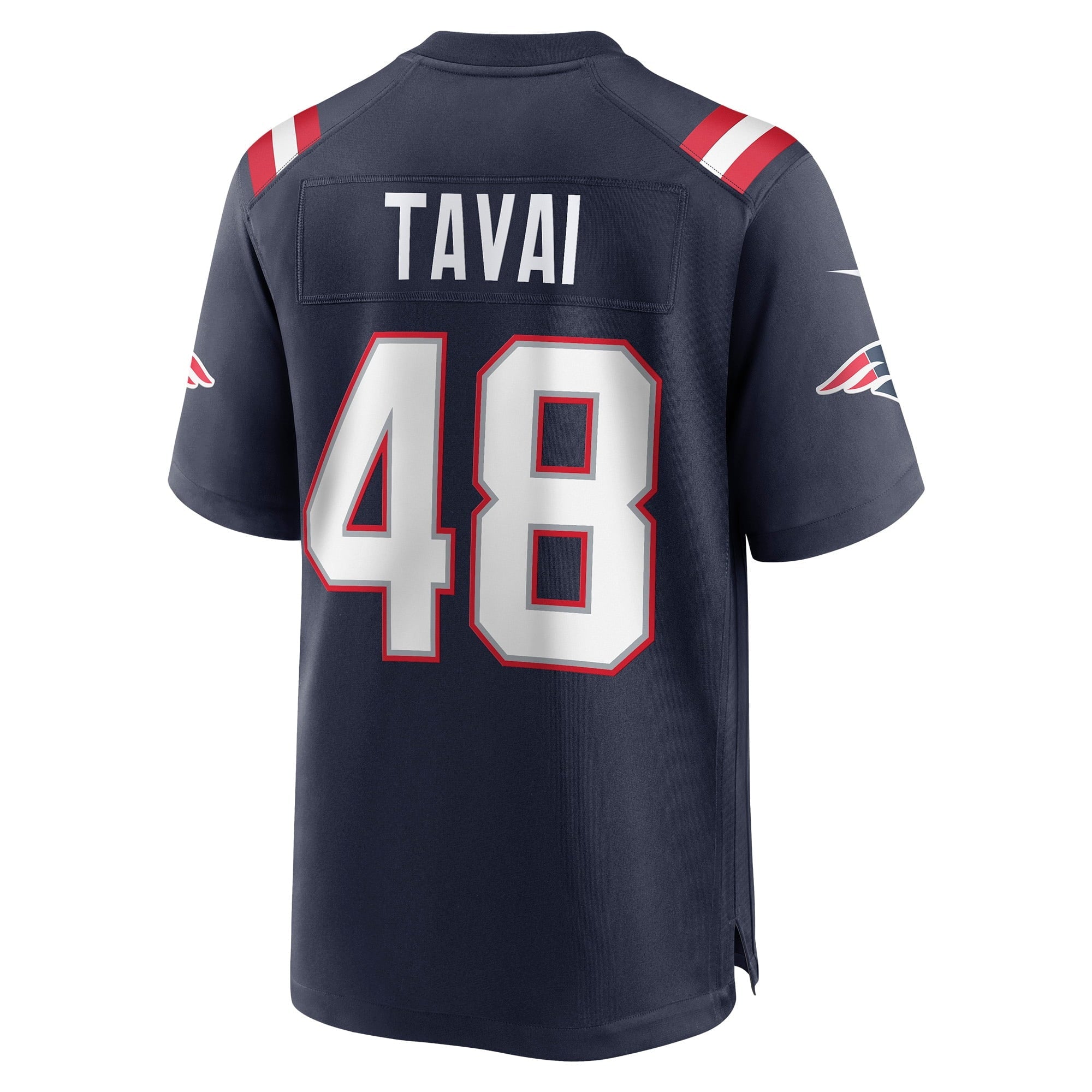 Men's Nike Jahlani Tavai Navy New England Patriots Game Player Jersey - vstockx