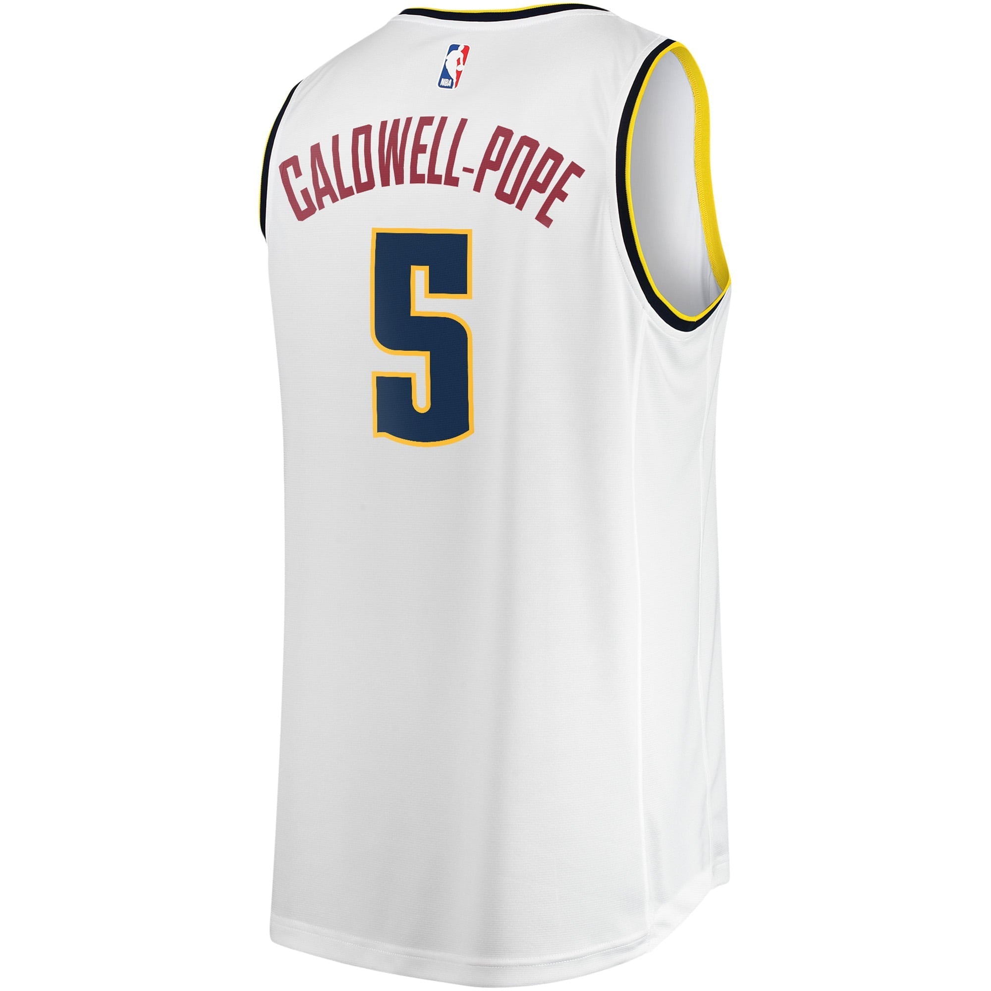 Youth Fanatics Branded Kentavious Caldwell-Pope White Denver Nuggets Fast Break Player Jersey - Association Edition - vstockx