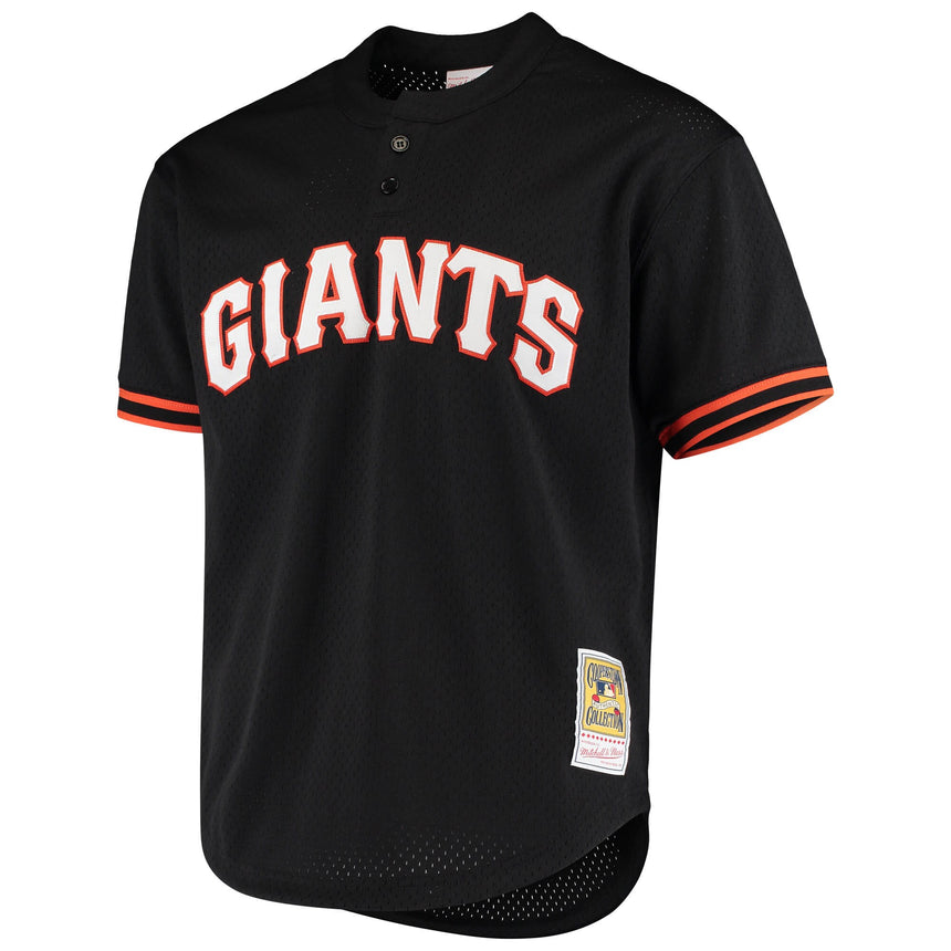 Men's San Francisco Giants Matt Williams Mitchell & Ness Black Cooperstown Collection Mesh Batting Practice Jersey - vstockx