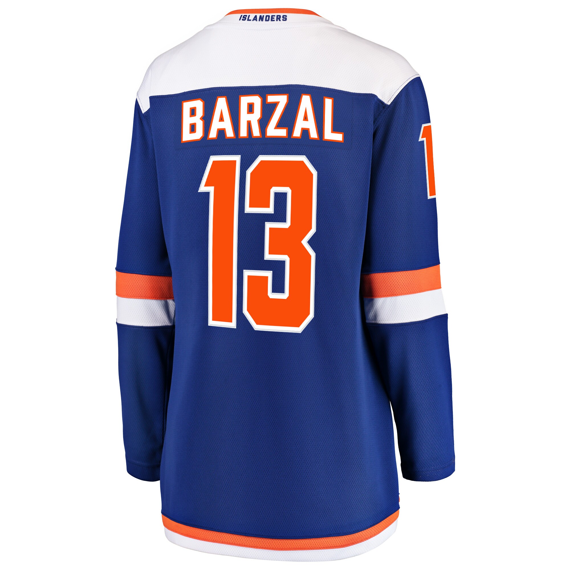 Mathew Barzal New York Islanders Fanatics Branded Women's Alternate Breakaway Jersey - Blue - vstockx