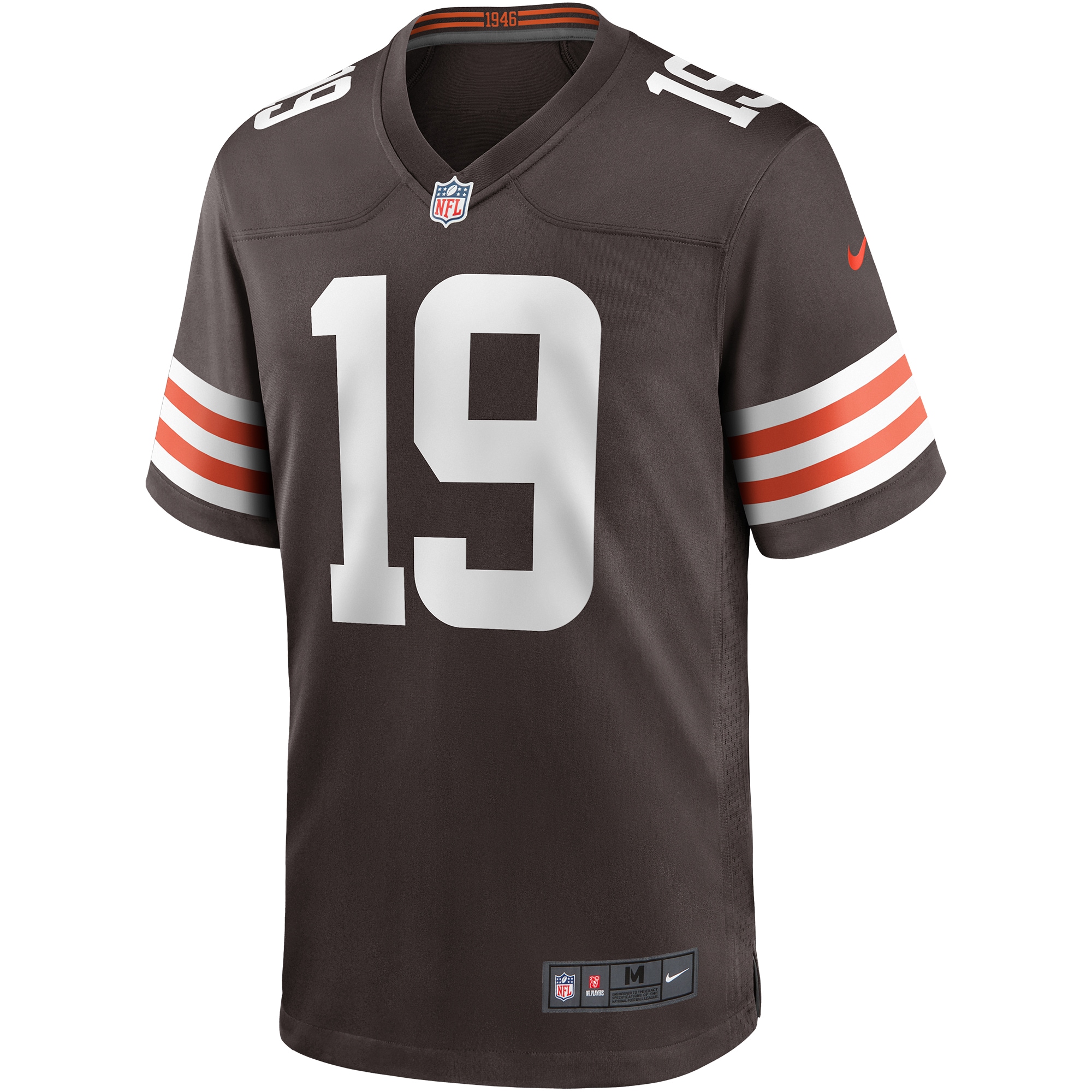 Bernie Kosar Cleveland Browns Nike Game Retired Player Jersey - Brown - vstockx