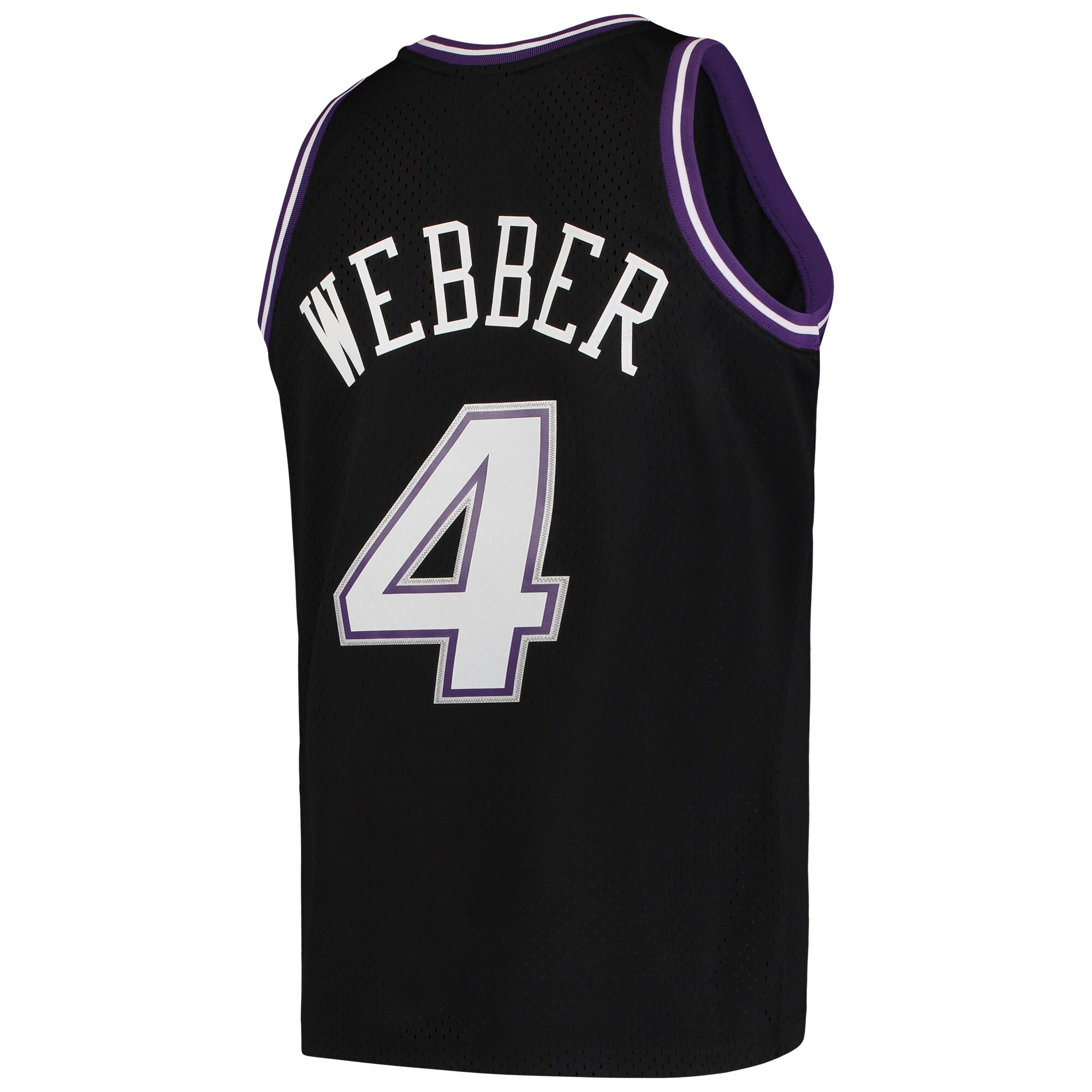 Chris Webber Sacramento Kings Mitchell & Ness Hardwood Classics Swingman Jersey - Black - vstockx