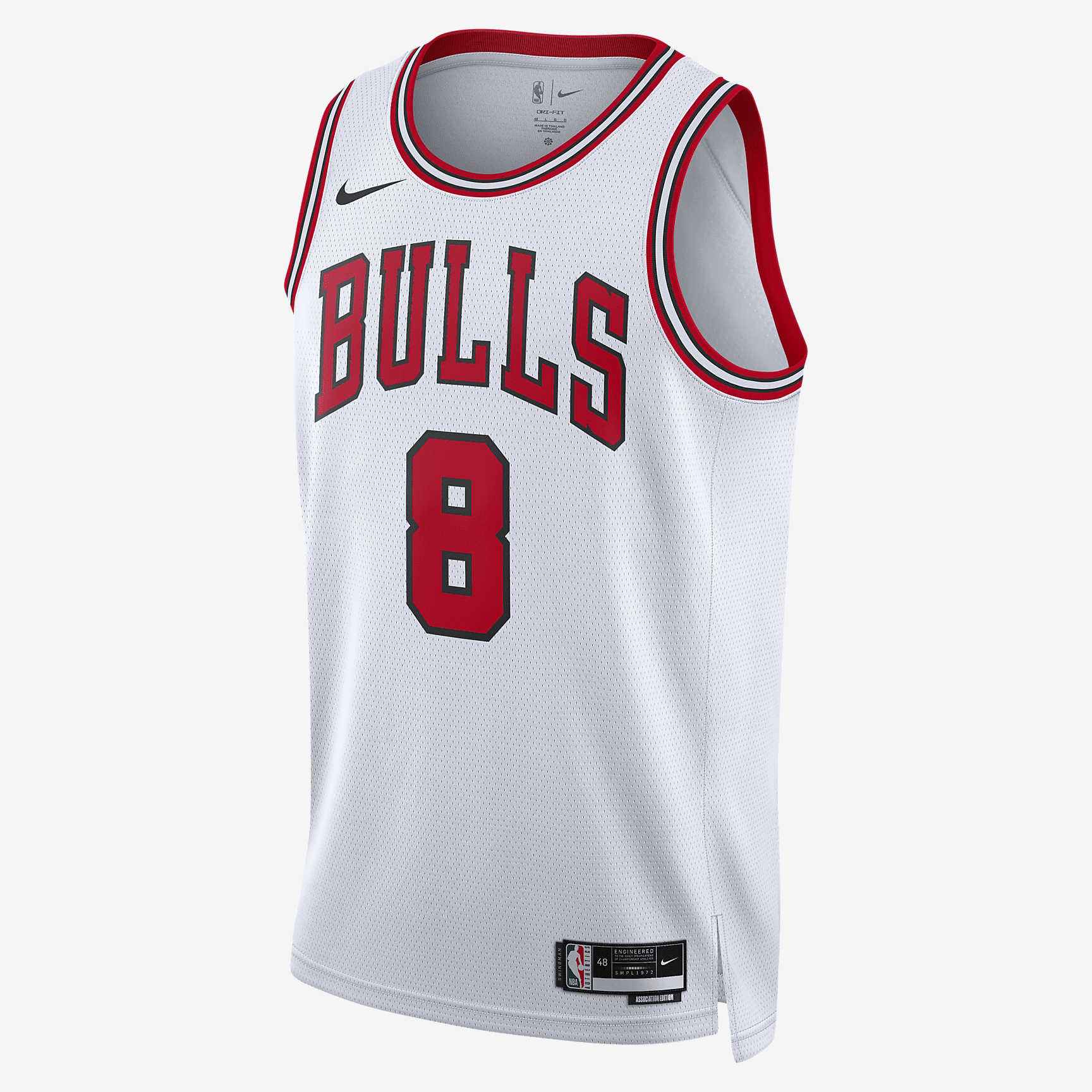 Chicago Bulls Association Edition 2022/23 Nike Dri-FIT NBA Swingman Jersey - White - vstockx