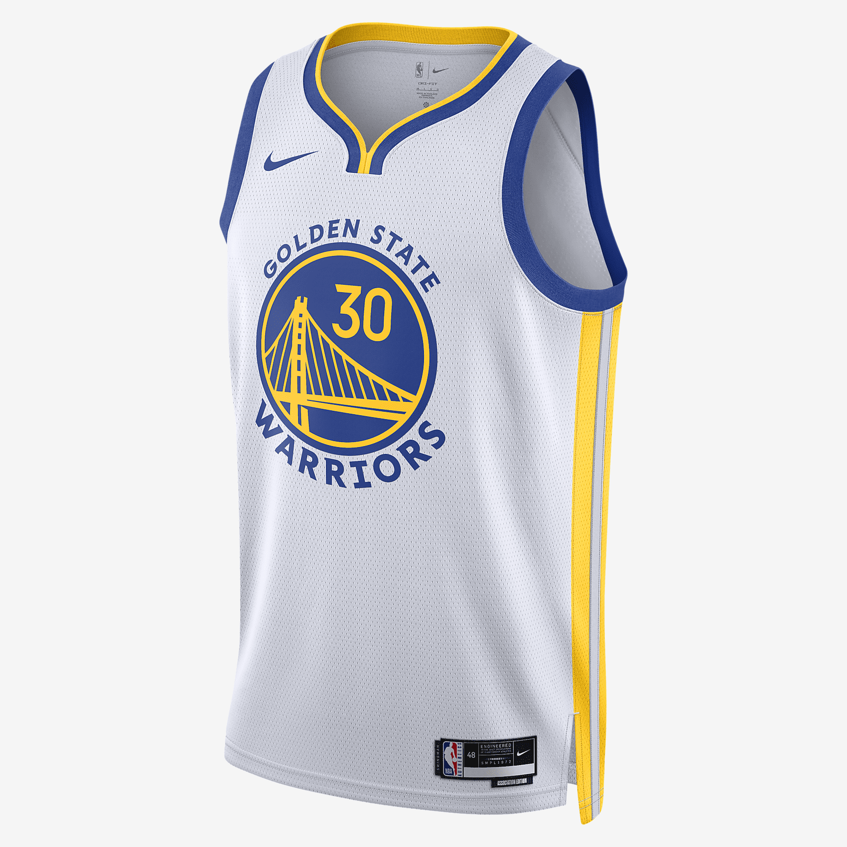 Golden State Warriors Association Edition 2022/23 Nike Dri-FIT NBA Swingman Jersey - White - vstockx