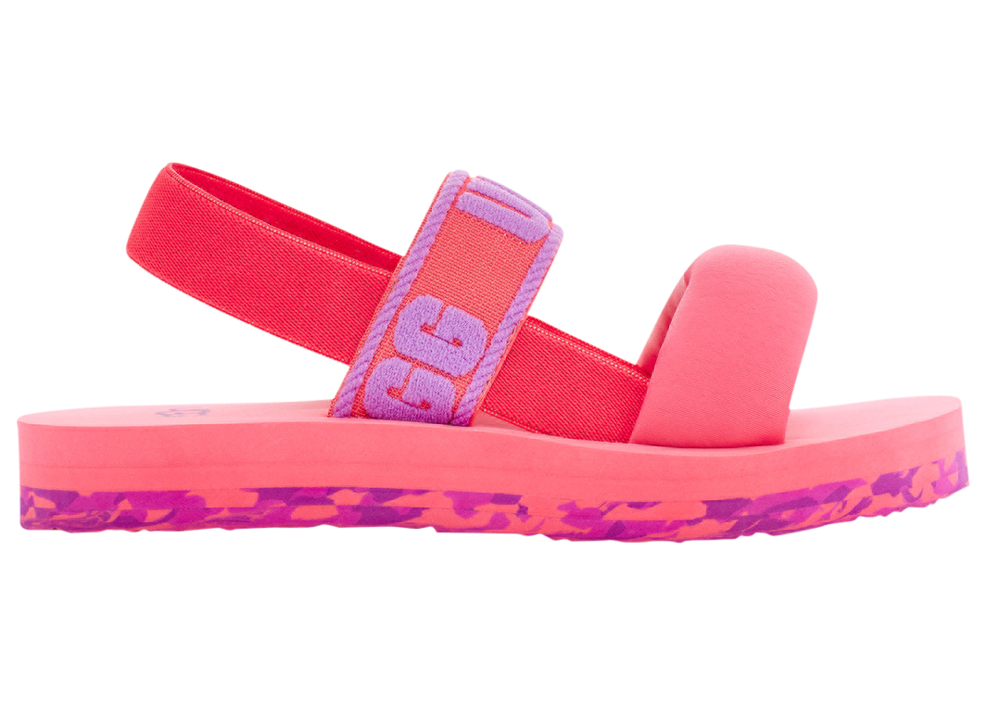 UGG Zuma Sling Strawberry Sorbet (Kids) - vstockx