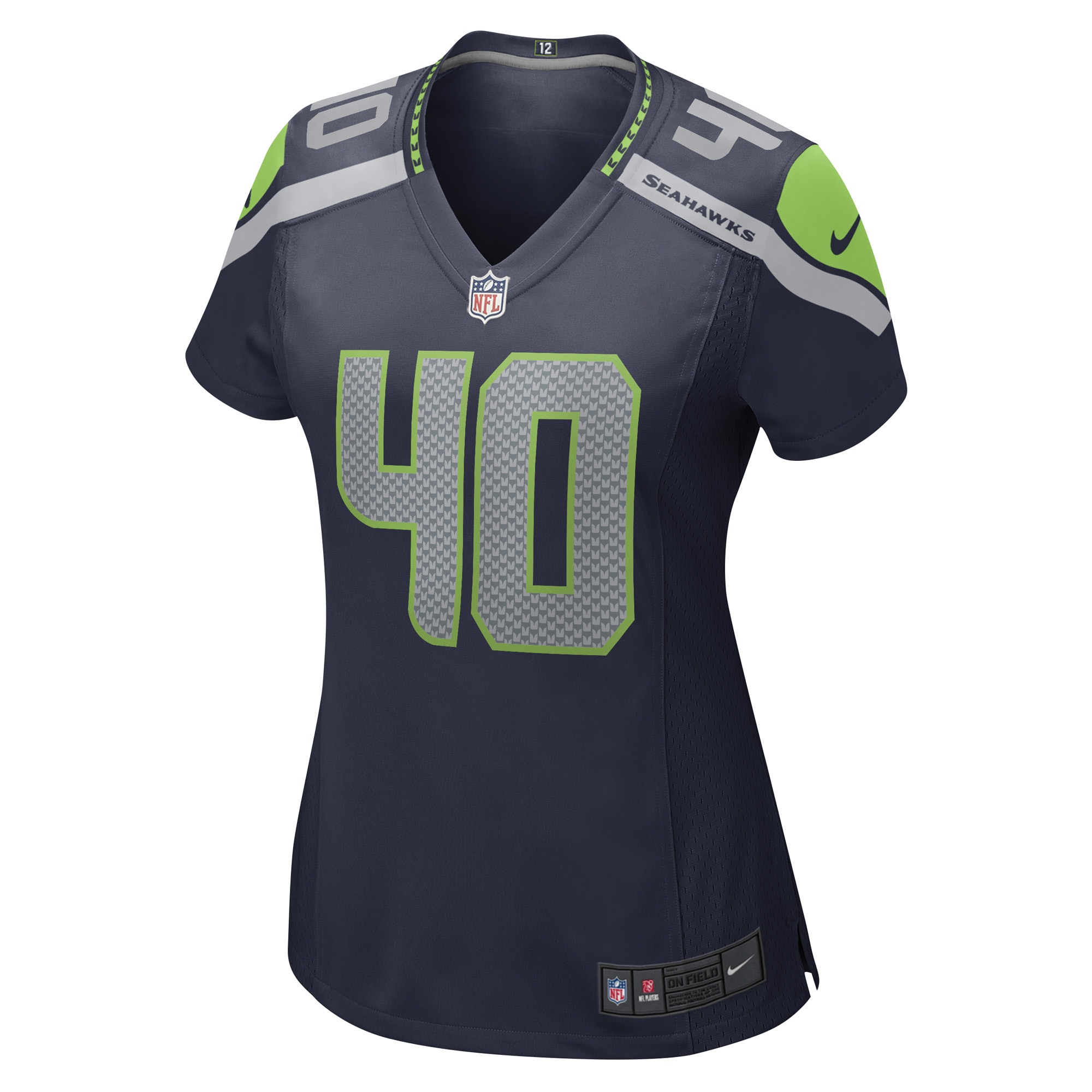 Darryl Johnson Seattle Seahawks Nike Women's Game Player Jersey - College Navy - vstockx