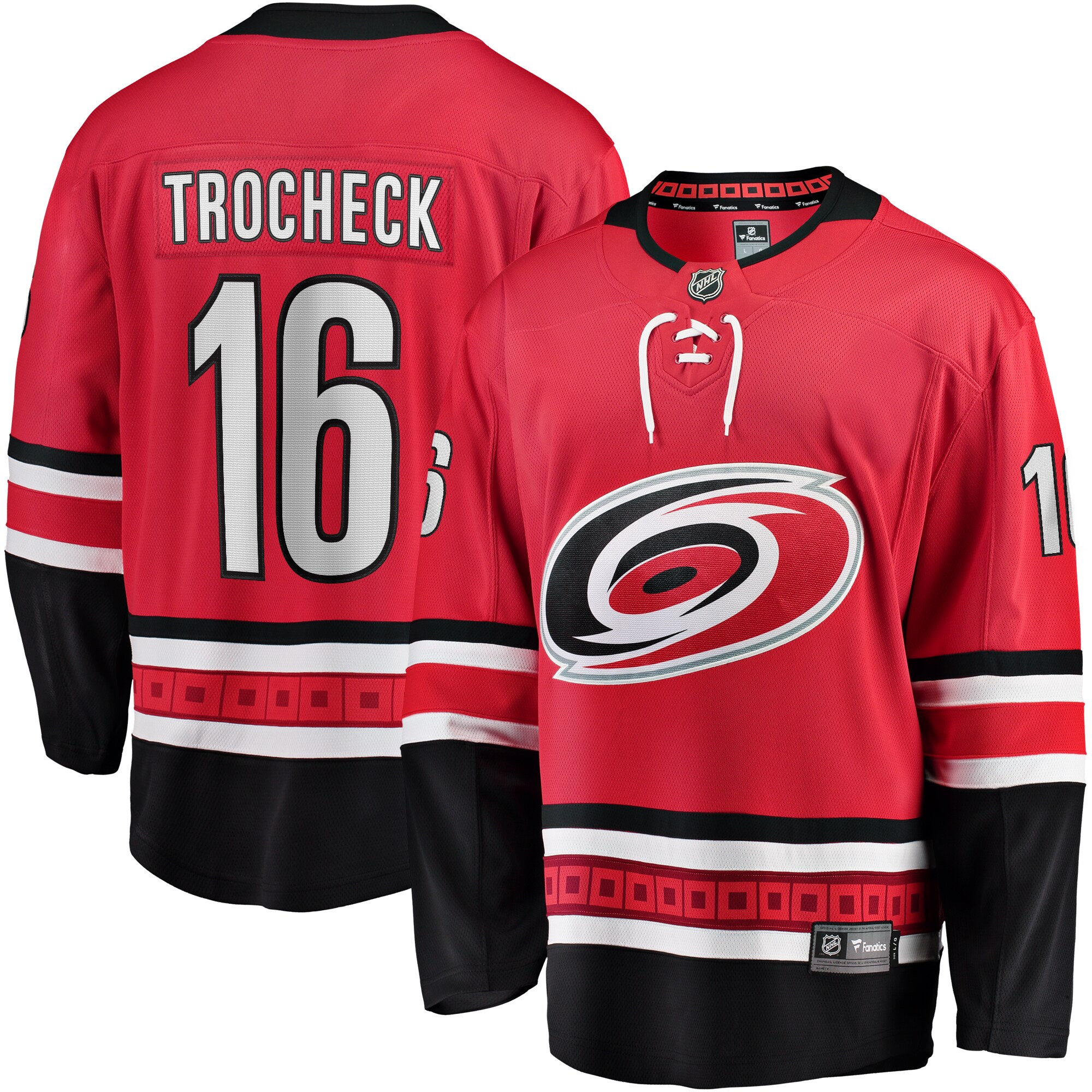 Vincent Trocheck Carolina Hurricanes Fanatics Branded Breakaway Player Jersey - Red - vstockx