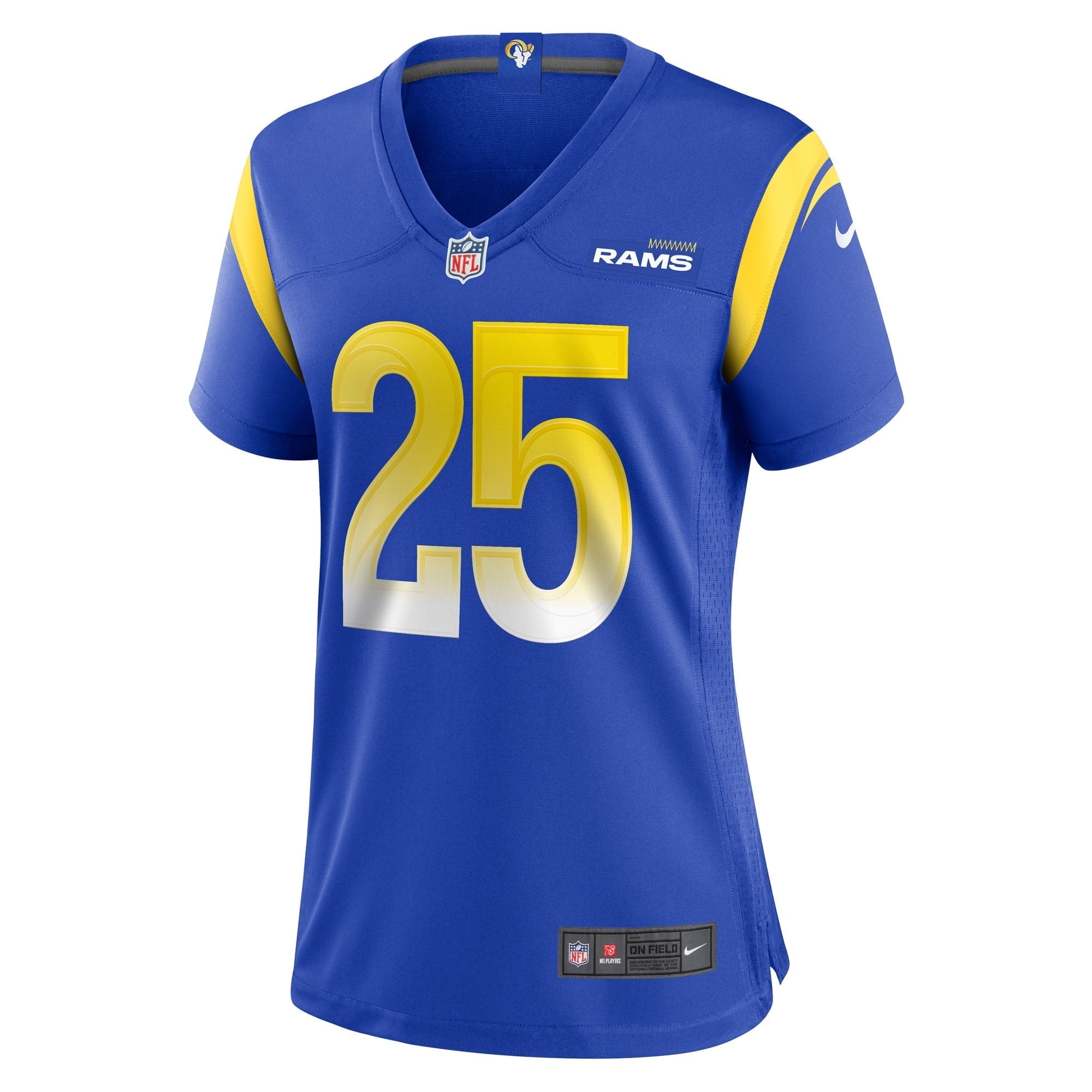 Women's Nike Trey Ragas Royal Los Angeles Rams Game Player Jersey - vstockx
