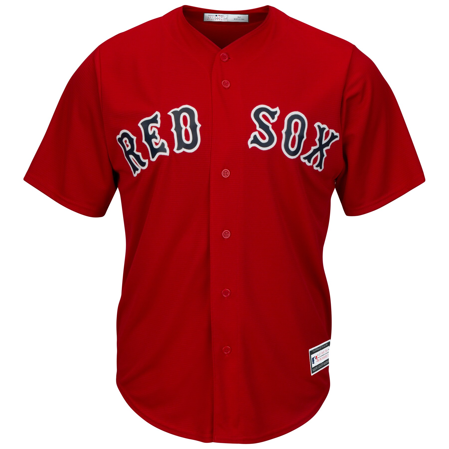 Boston Red Sox Big & Tall Replica Team Jersey - Red - vstockx