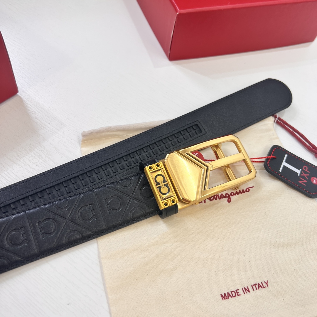 Streetwear Belt Ferragamo 320147 size:3.5cm - vstockx